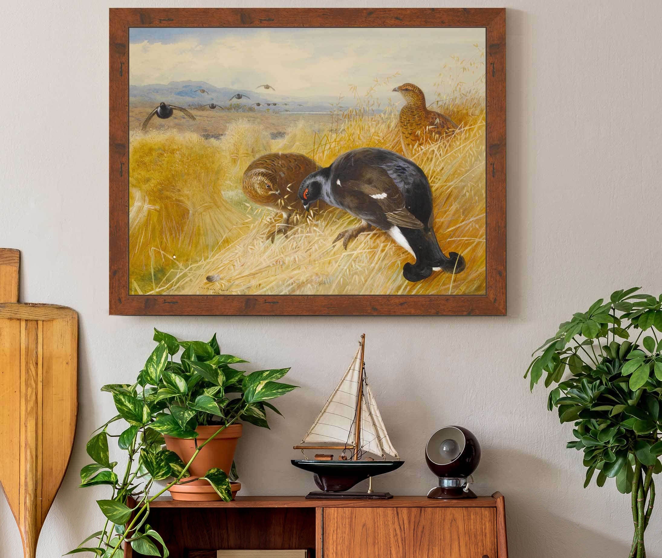 On The Stooksblackgame by Archibald Thorburn - Image 3