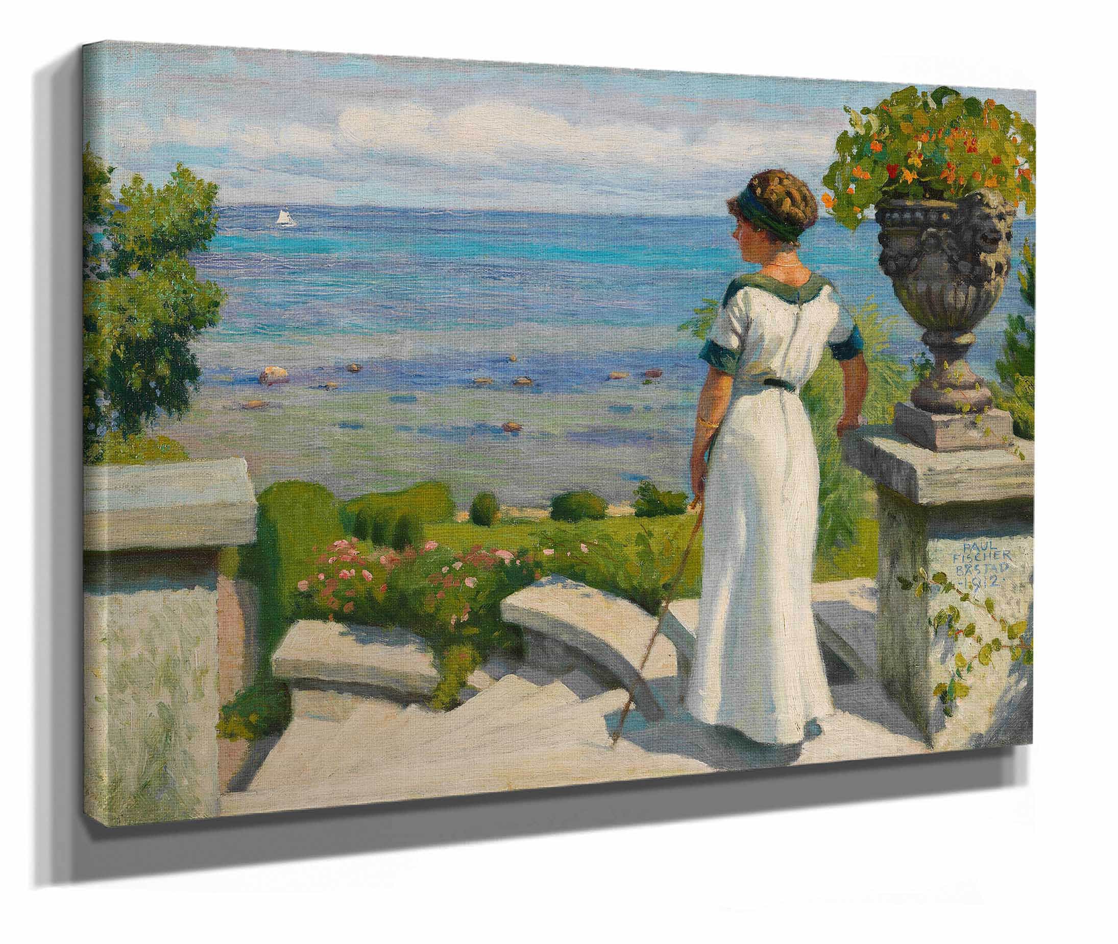 On The Terrace by Paul Fischer - Image 2