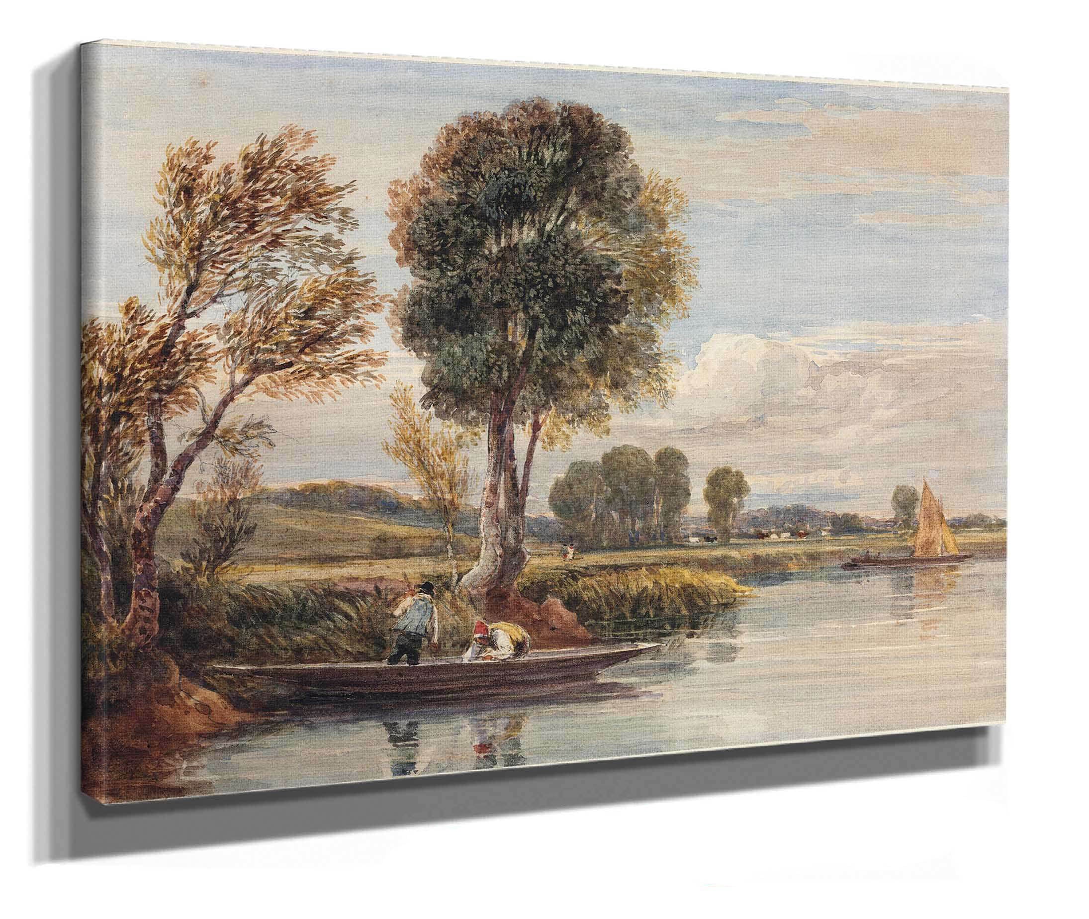 On The Thames by David Cox - Image 2