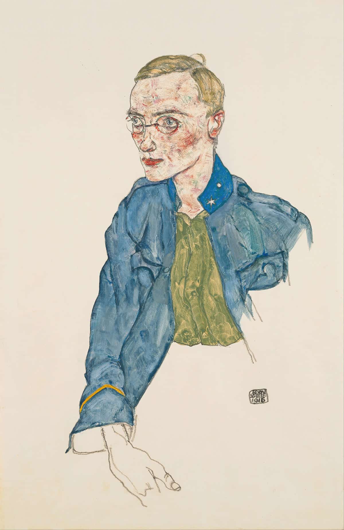 One Year Volunteer Lance Corporal by Egon Schiele - Image 3