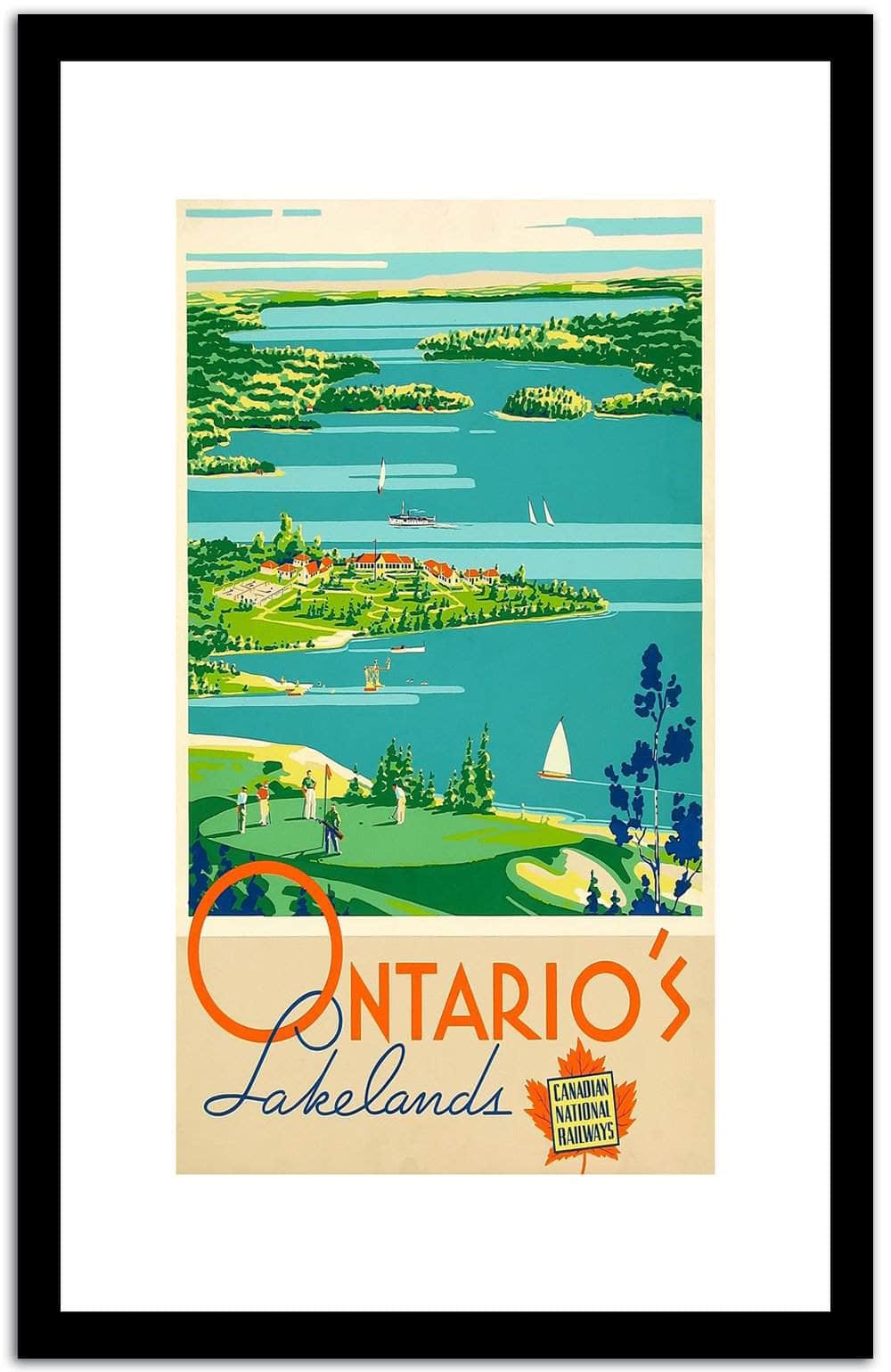 Ontario  Vintage Poster