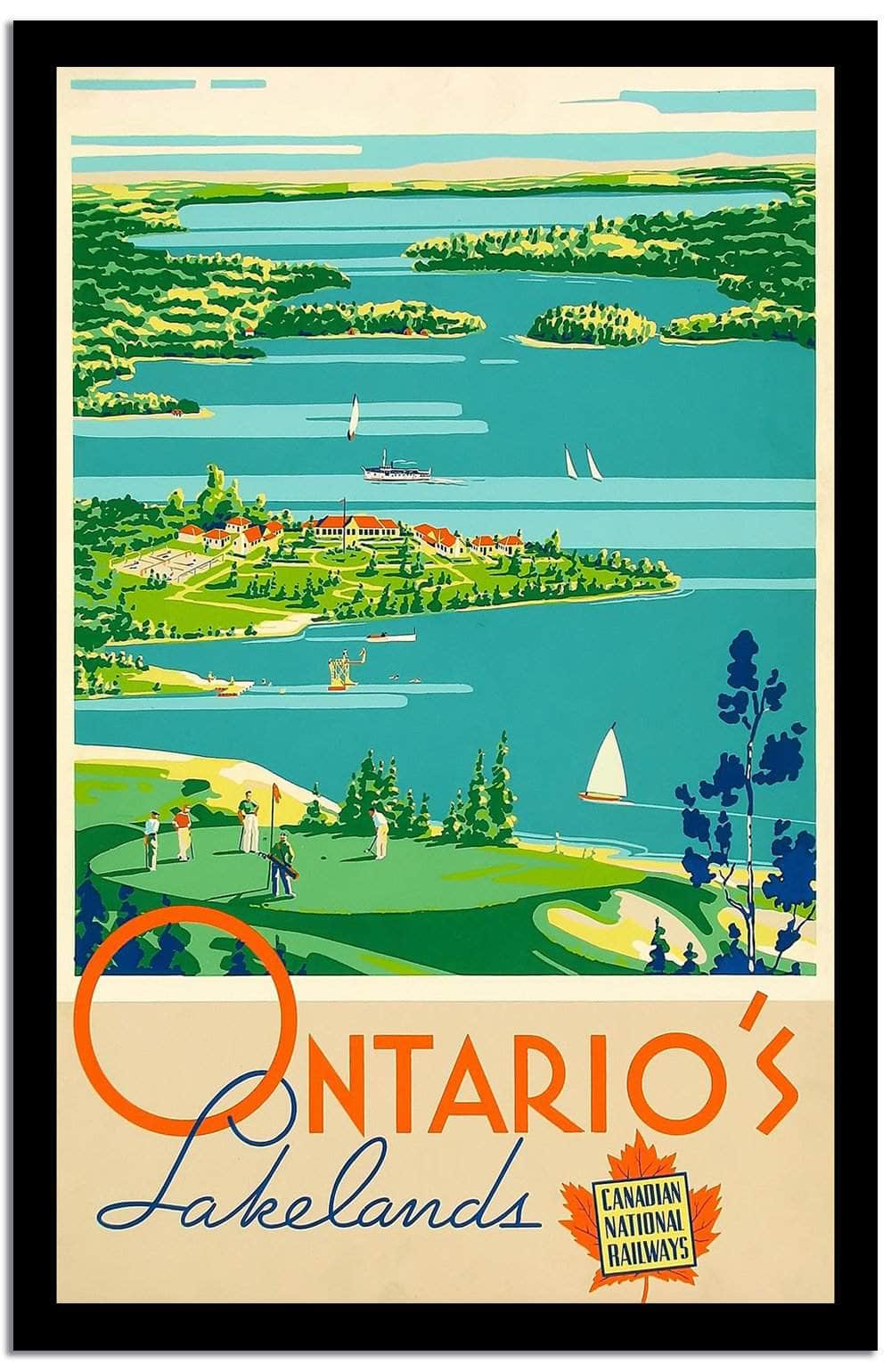 Ontario  Vintage Poster - Image 2