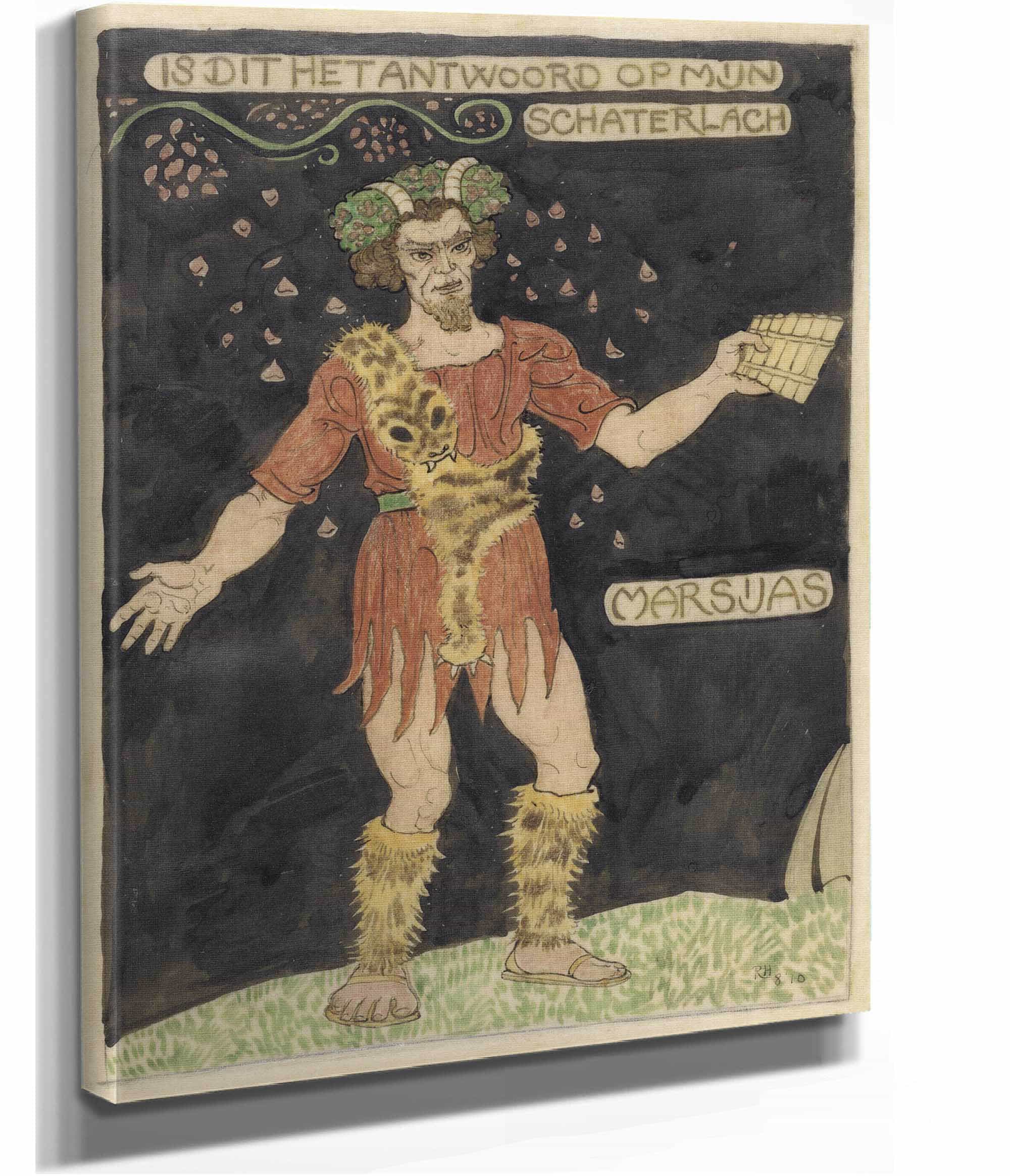 Ontwerp Voor Kostuum Voor Marsyas by Richard Nicolaus Roland Holst - Image 2