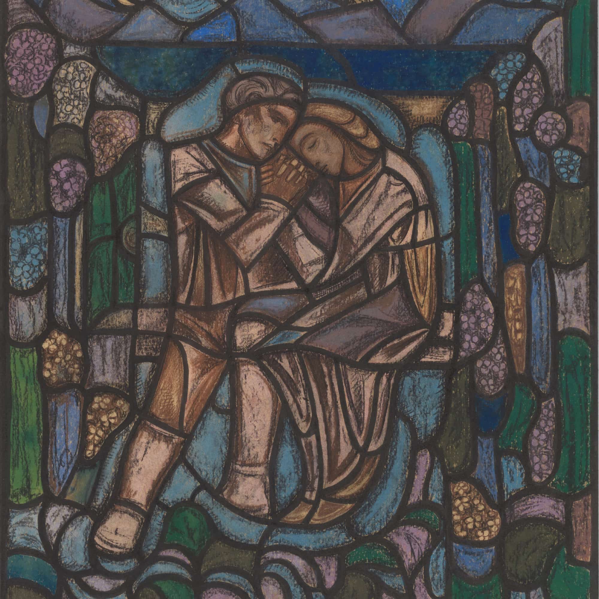 Ontwerp Voor Raam In Het Nederlands Paviljoen Op De Tentoonstelling Arts Decoratifs Te Parijs by Richard Nicolaus Roland Holst