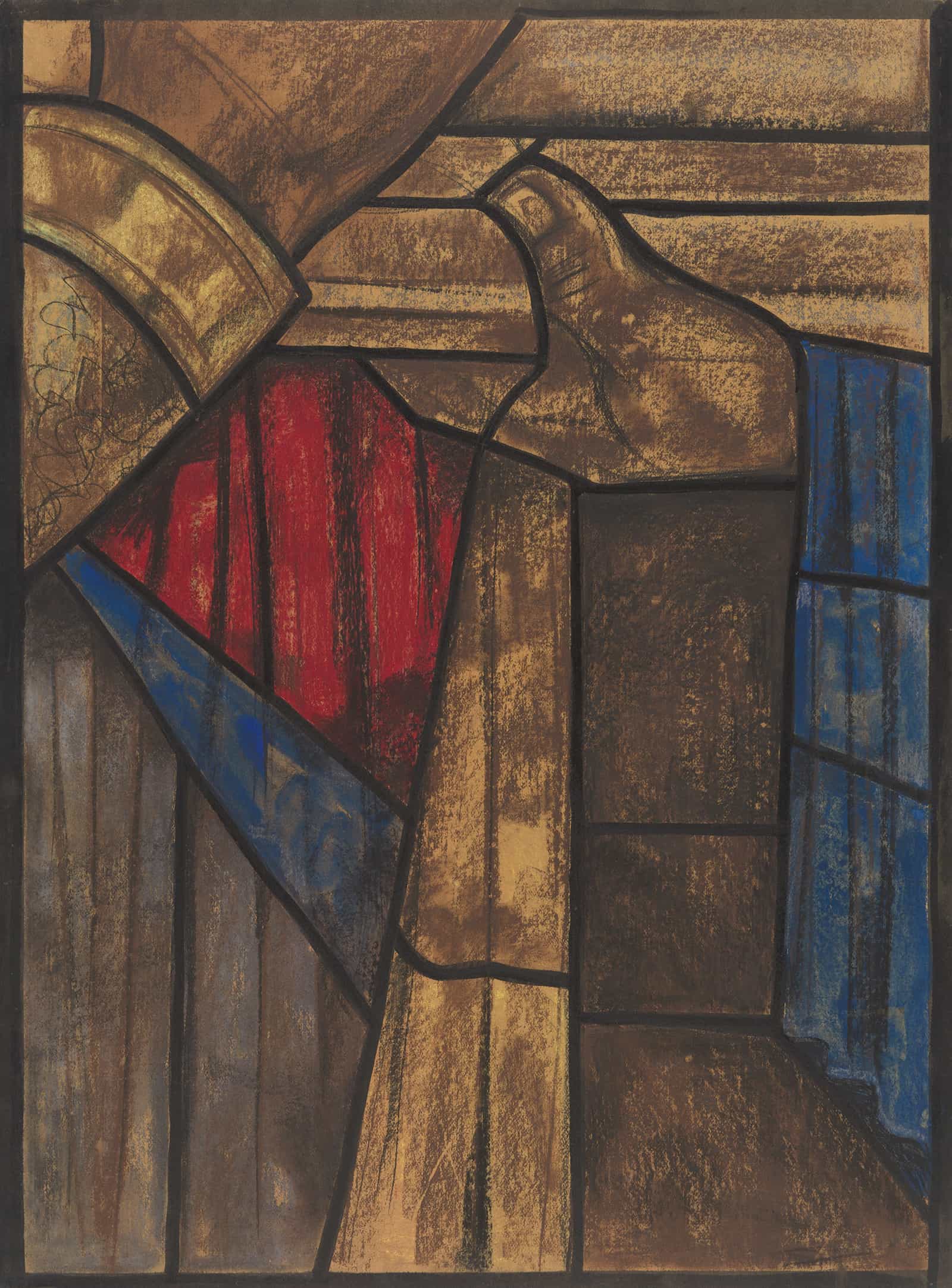 Ontwerp Voor Raam In Het Noordertransept In De Dom Te Utrecht by Richard Nicolaus Roland Holst - Image 15