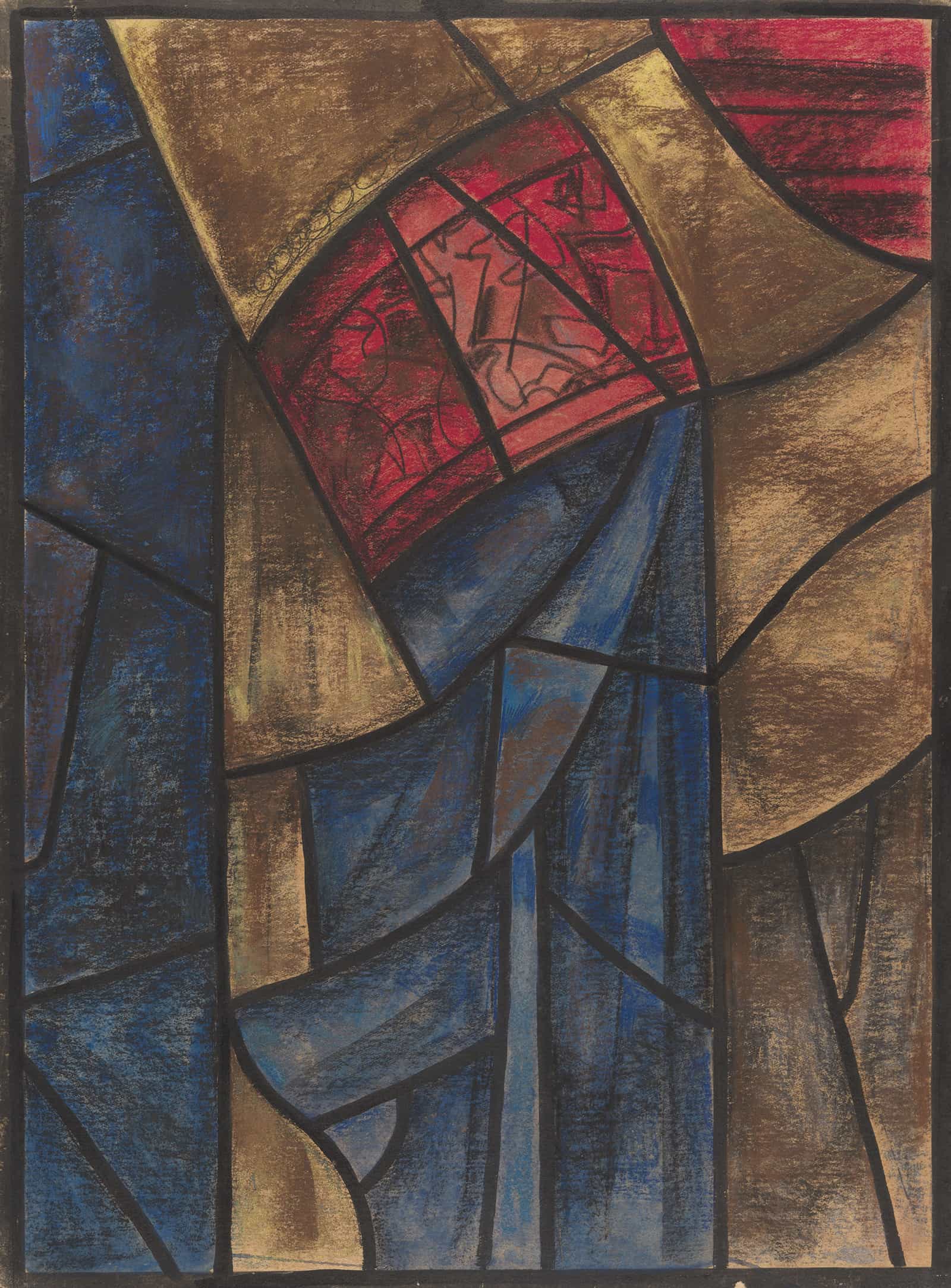 Ontwerp Voor Raam In Het Noordertransept In De Dom Te Utrecht by Richard Nicolaus Roland Holst - Image 16