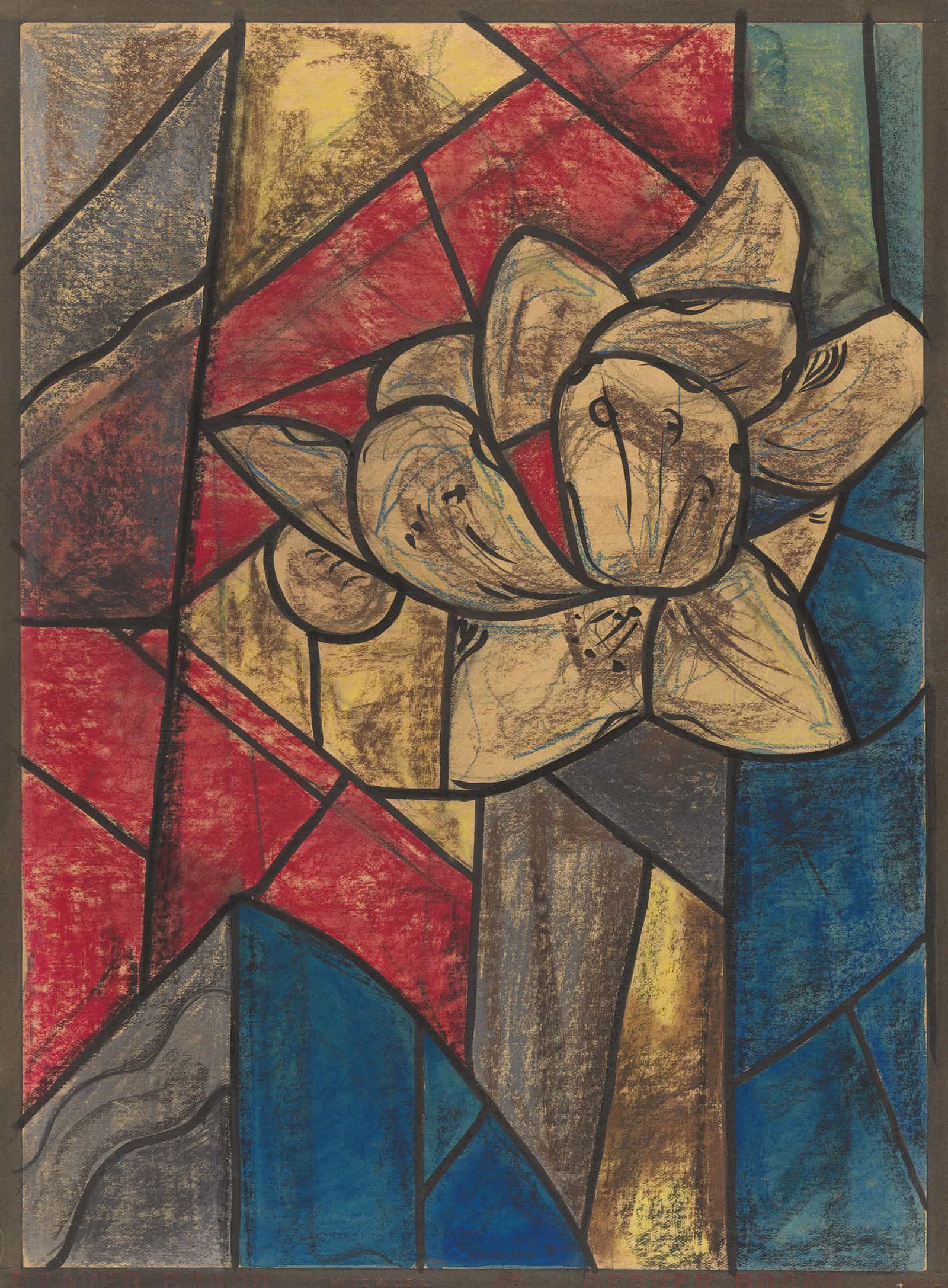 Ontwerp Voor Raam In Het Noordertransept In De Dom Te Utrecht by Richard Nicolaus Roland Holst - Image 20