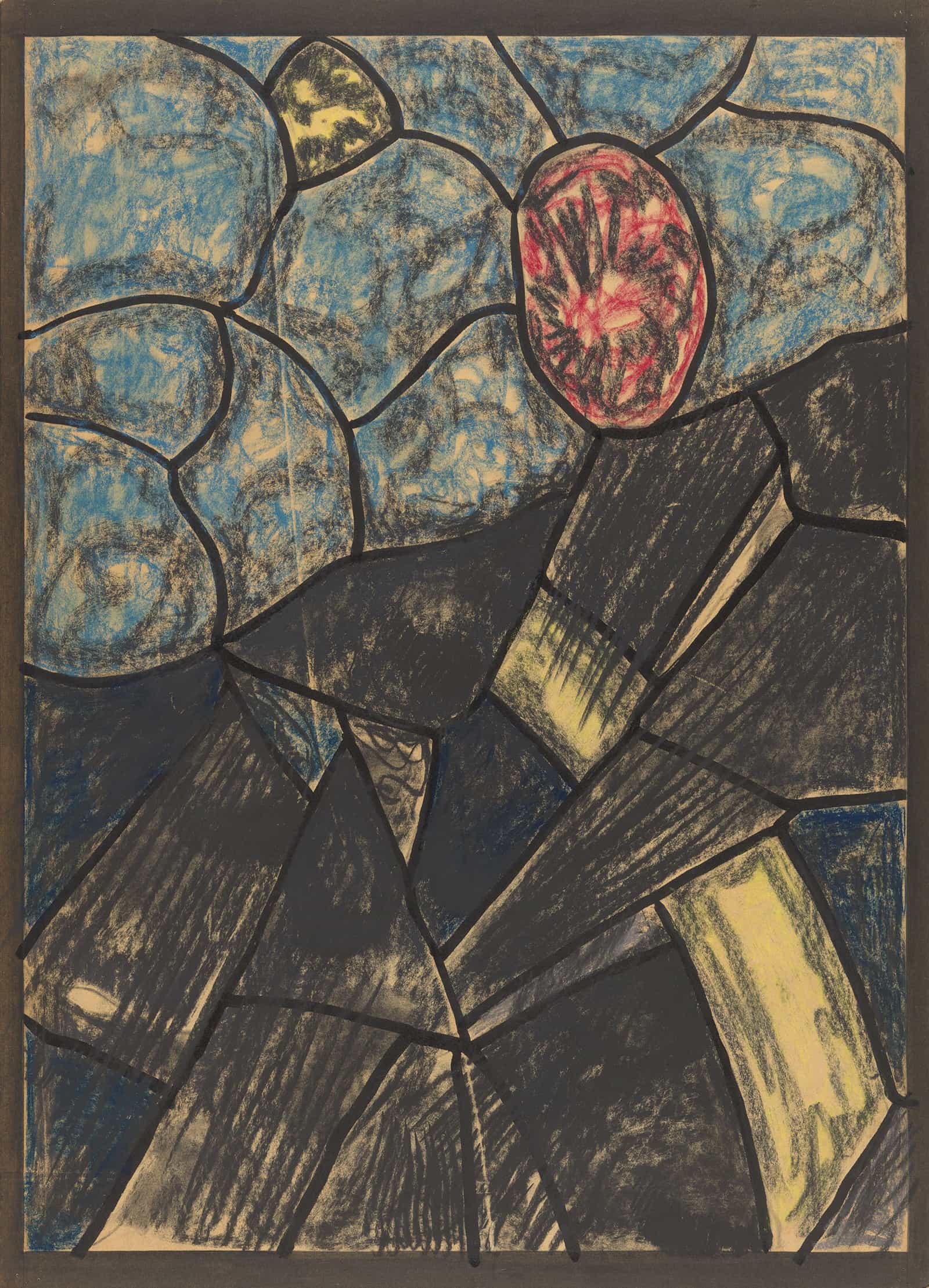 Ontwerp Voor Raam In Het Noordertransept In De Dom Te Utrecht by Richard Nicolaus Roland Holst - Image 21