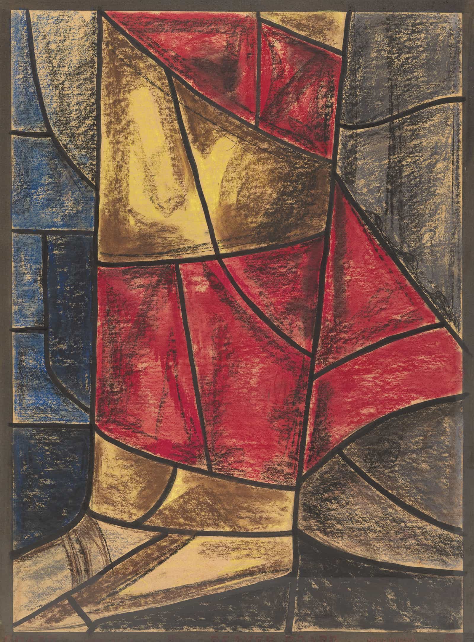 Ontwerp Voor Raam In Het Noordertransept In De Dom Te Utrecht by Richard Nicolaus Roland Holst - Image 28