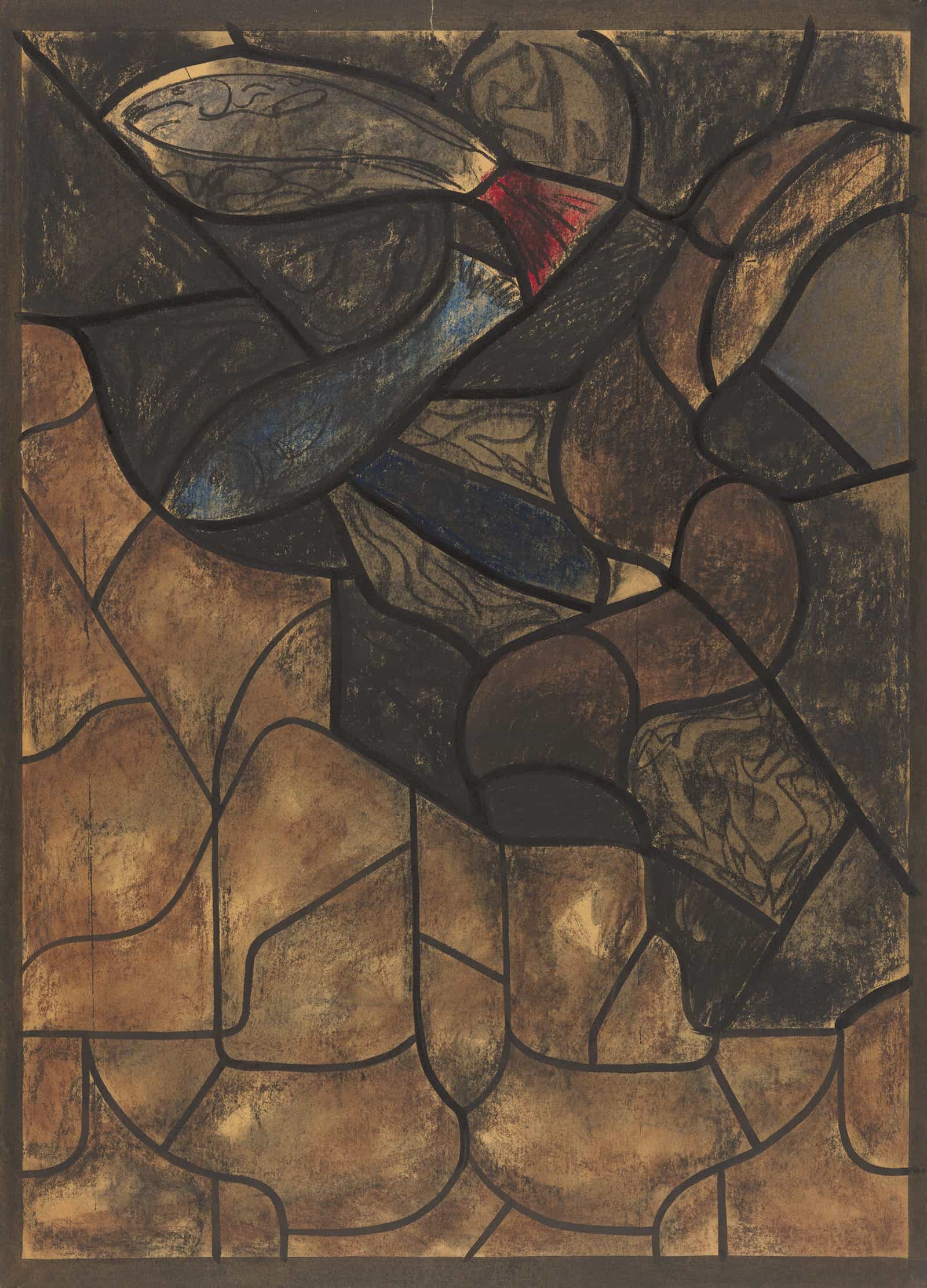 Ontwerp Voor Raam In Het Noordertransept In De Dom Te Utrecht by Richard Nicolaus Roland Holst - Image 33