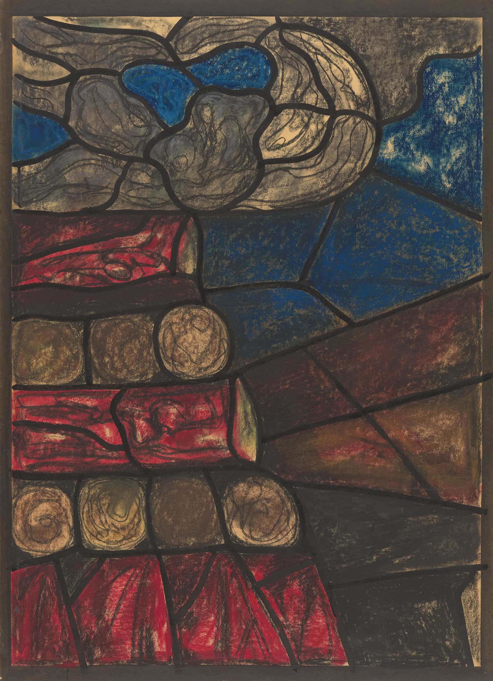 Ontwerp Voor Raam In Het Noordertransept In De Dom Te Utrecht by Richard Nicolaus Roland Holst - Image 35