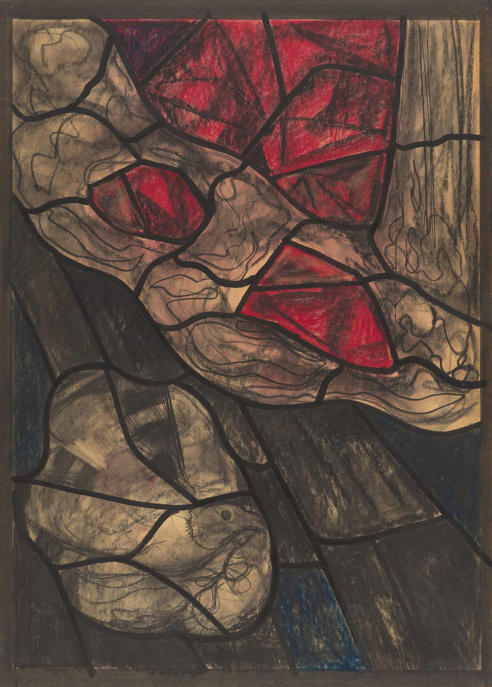 Ontwerp Voor Raam In Het Noordertransept In De Dom Te Utrecht by Richard Nicolaus Roland Holst - Image 38