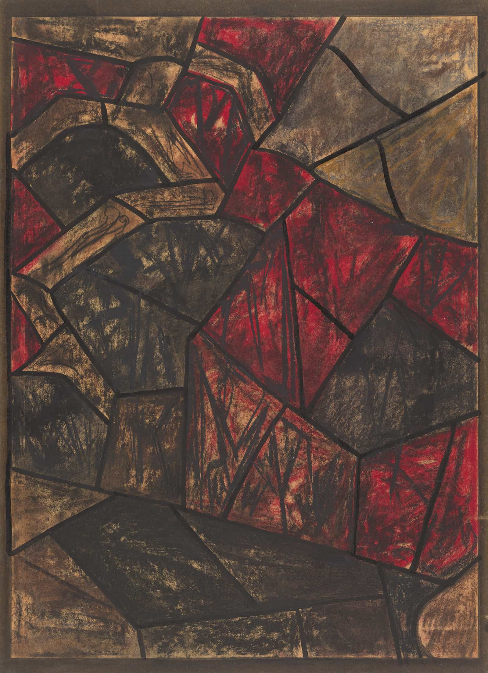 Ontwerp Voor Raam In Het Noordertransept In De Dom Te Utrecht by Richard Nicolaus Roland Holst - Image 39