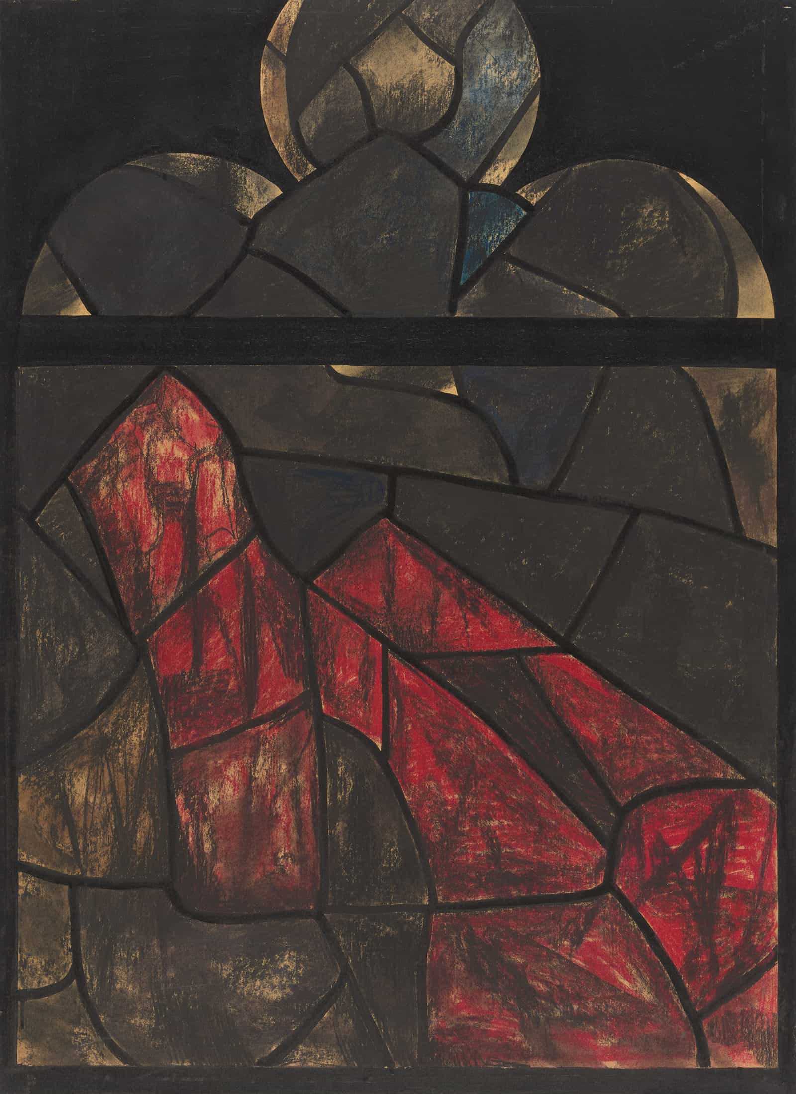 Ontwerp Voor Raam In Het Noordertransept In De Dom Te Utrecht by Richard Nicolaus Roland Holst - Image 41