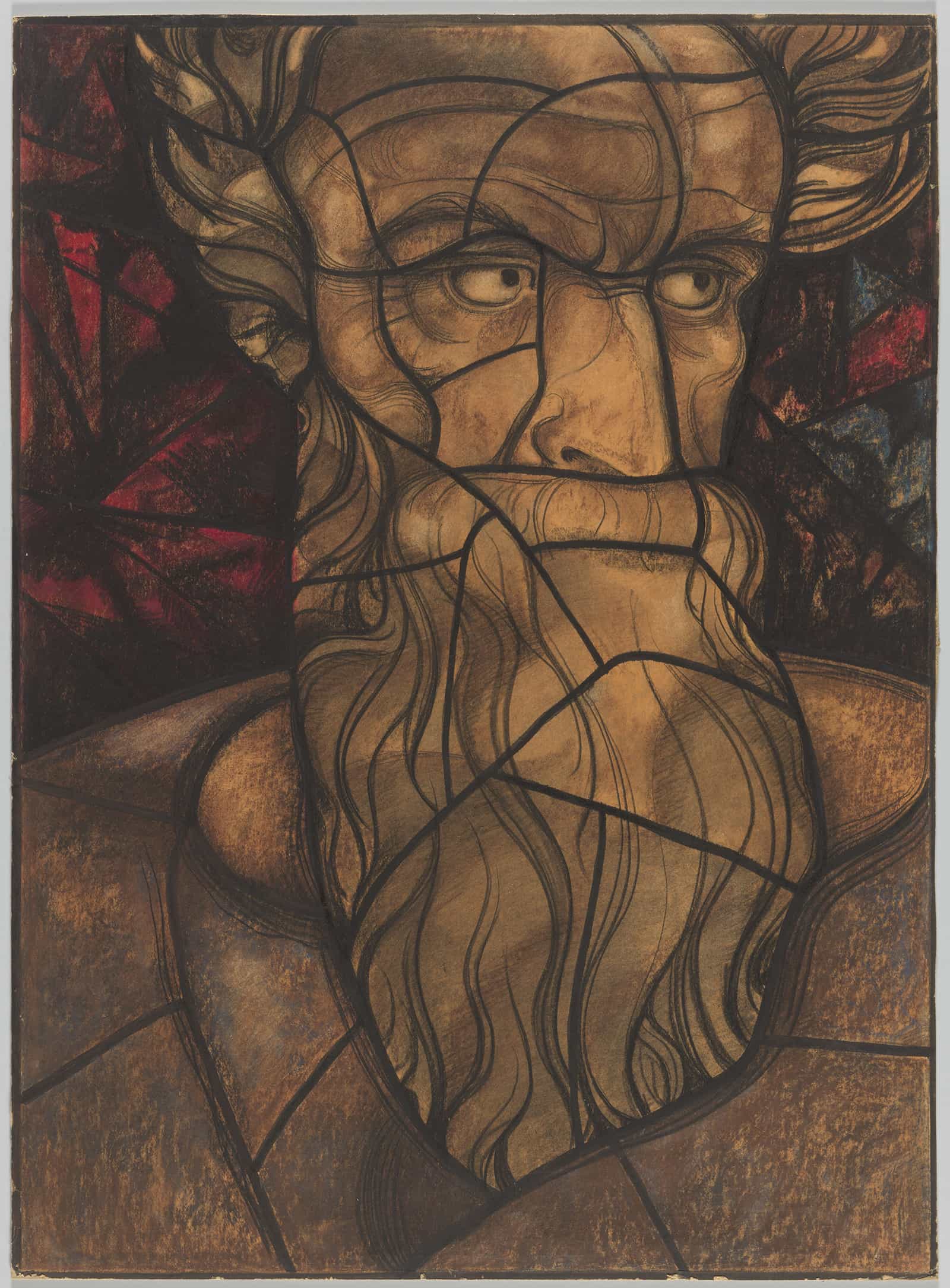 Ontwerp Voor Raam In Het Noordertransept In De Dom Te Utrecht by Richard Nicolaus Roland Holst - Image 42