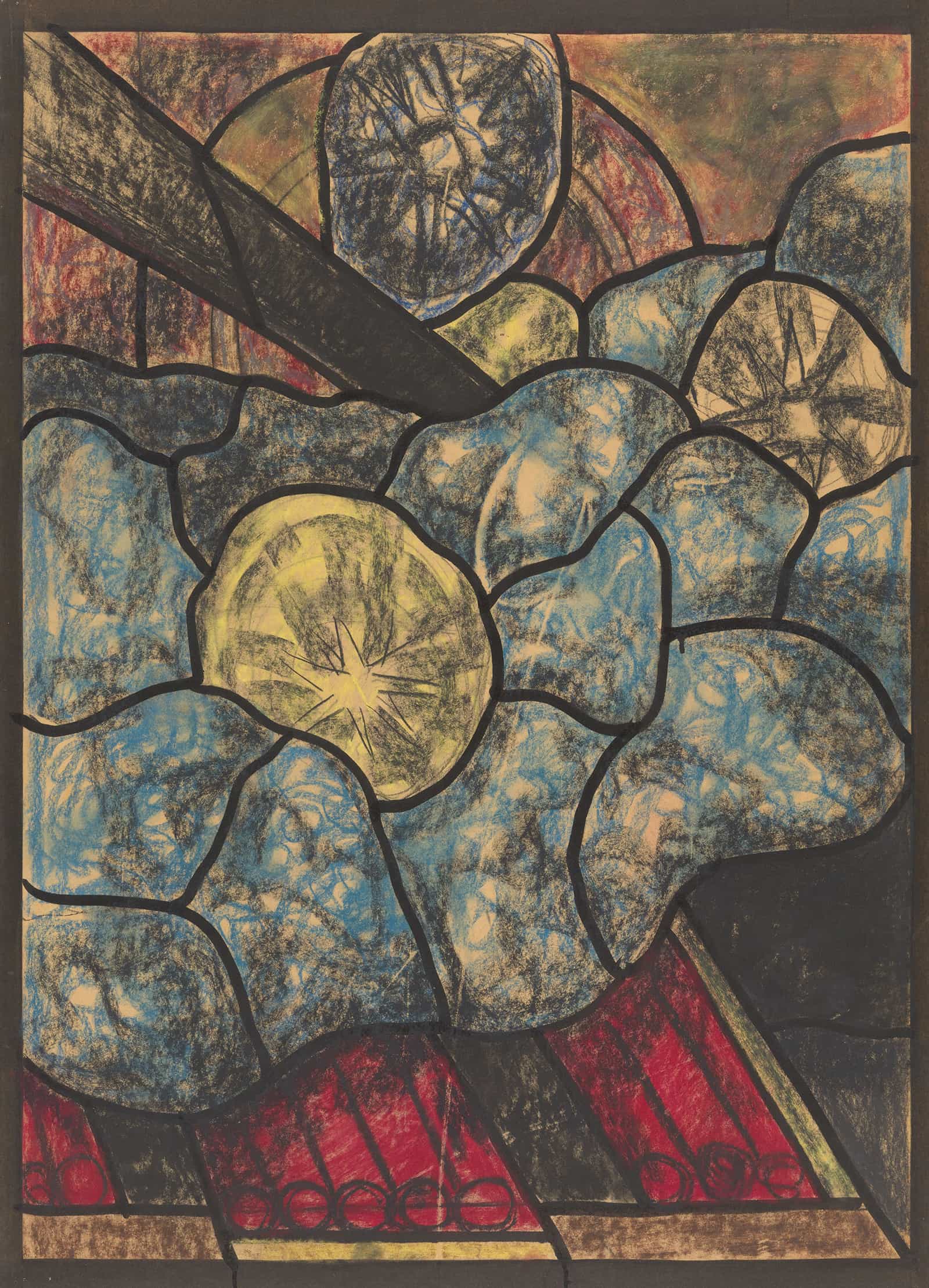 Ontwerp Voor Raam In Het Noordertransept In De Dom Te Utrecht by Richard Nicolaus Roland Holst - Image 43