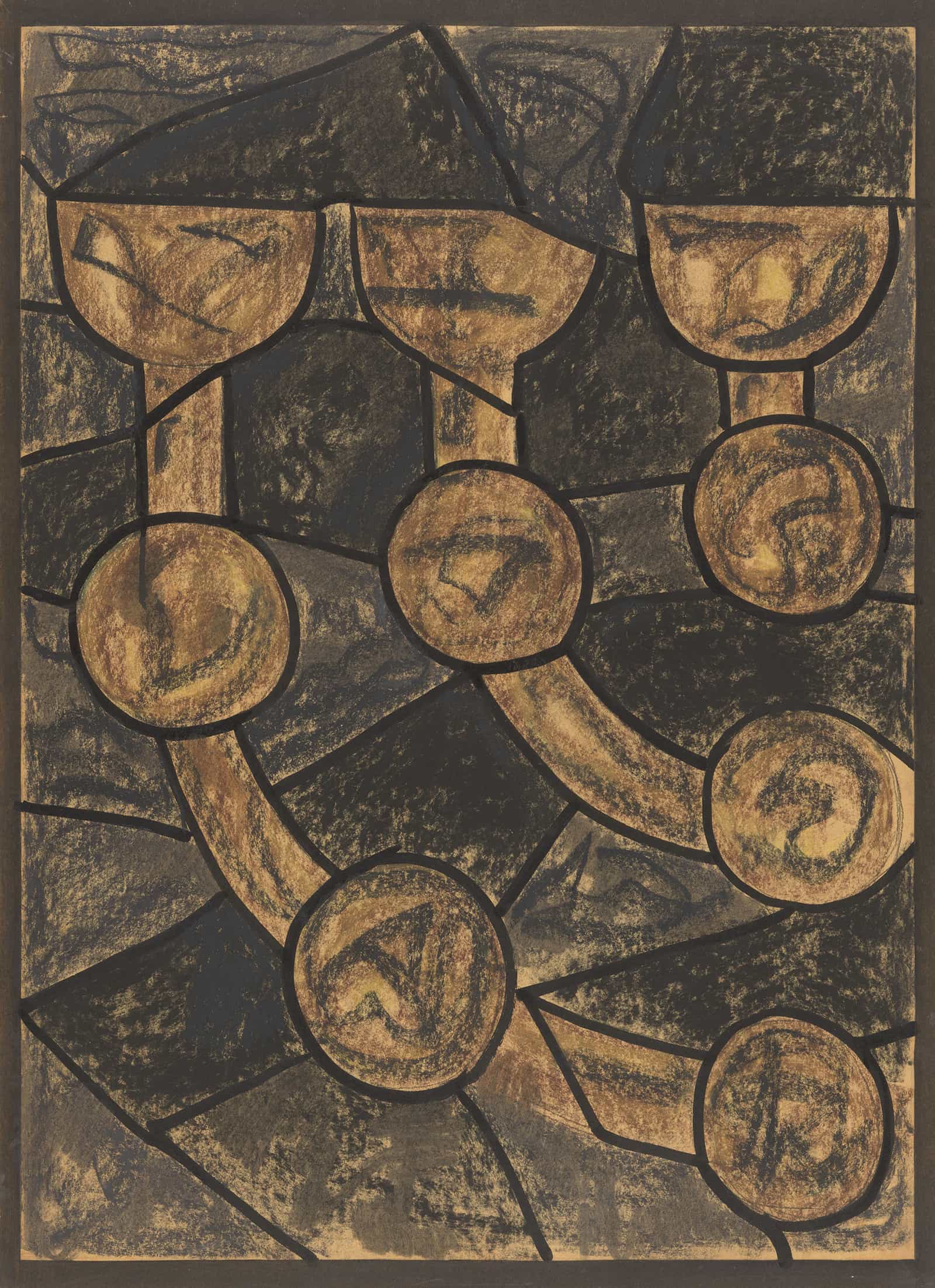 Ontwerp Voor Raam In Het Noordertransept In De Dom Te Utrecht by Richard Nicolaus Roland Holst - Image 48