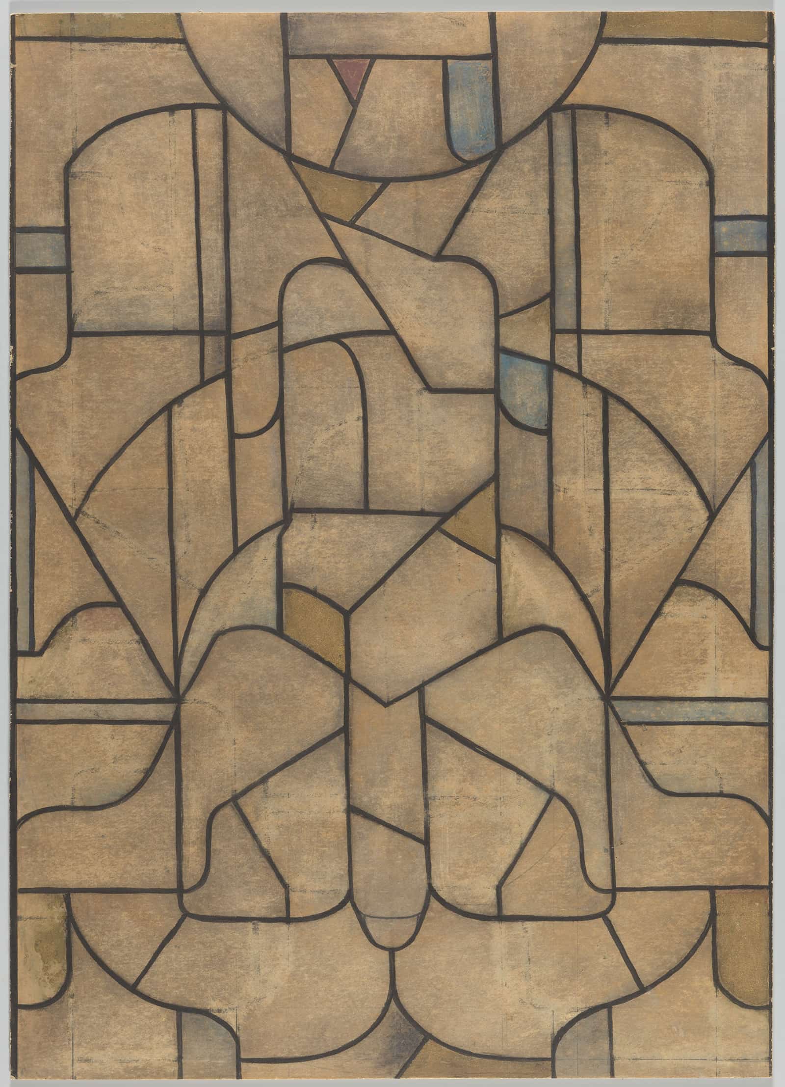 Ontwerp Voor Raam In Het Noordertransept In De Dom Te Utrecht by Richard Nicolaus Roland Holst - Image 5