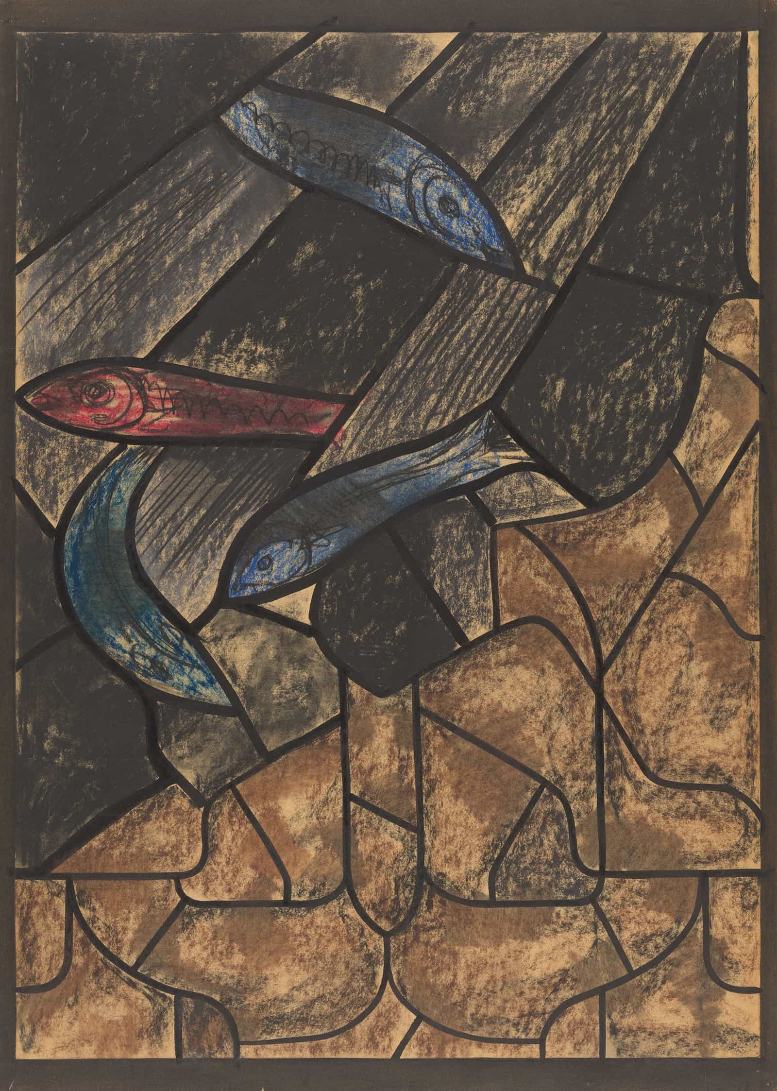 Ontwerp Voor Raam In Het Noordertransept In De Dom Te Utrecht by Richard Nicolaus Roland Holst - Image 54