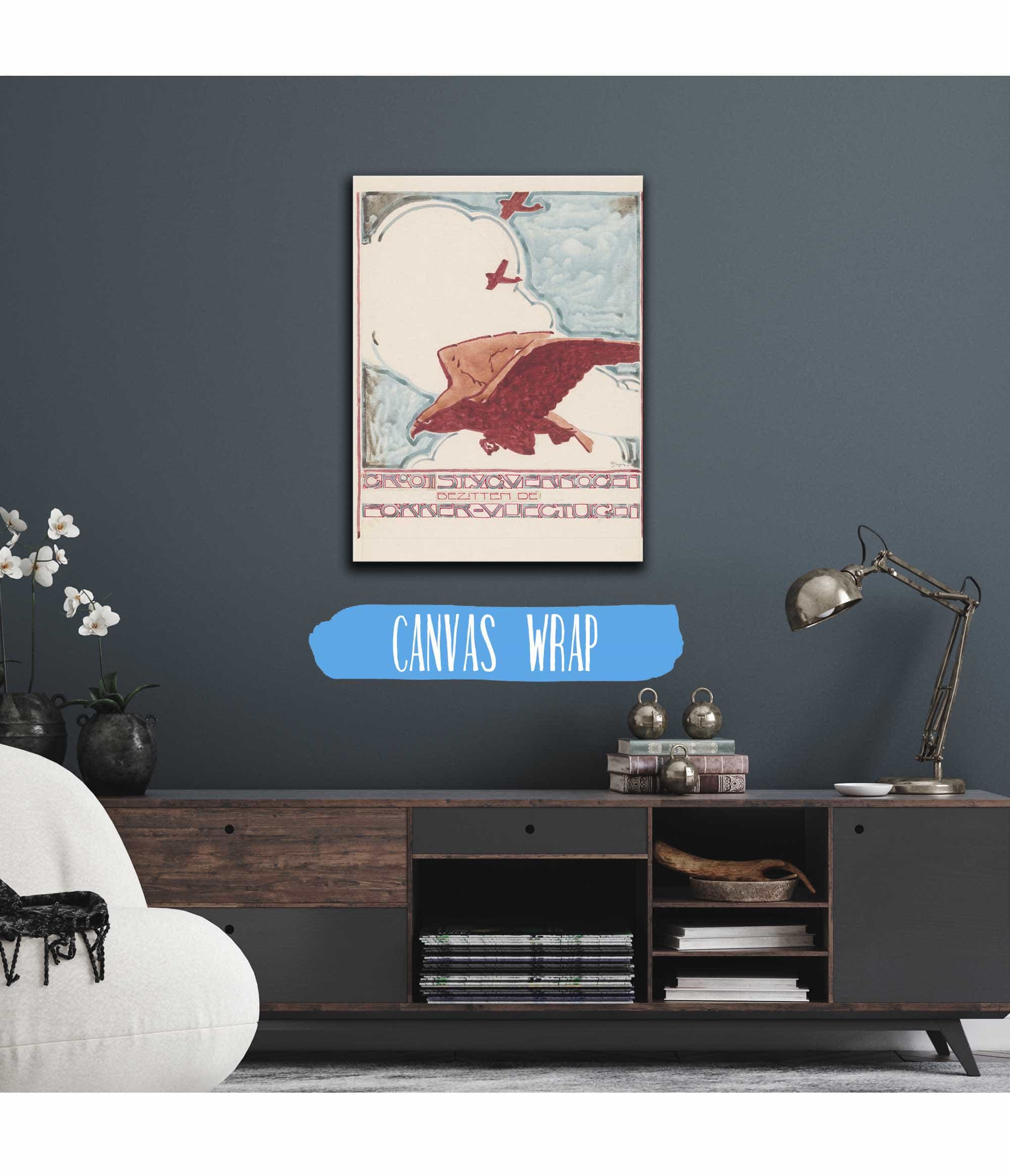 Ontwerp Voor Reclame Voor `Fokker Vliegtuigen by Reijer Stolk - Image 3