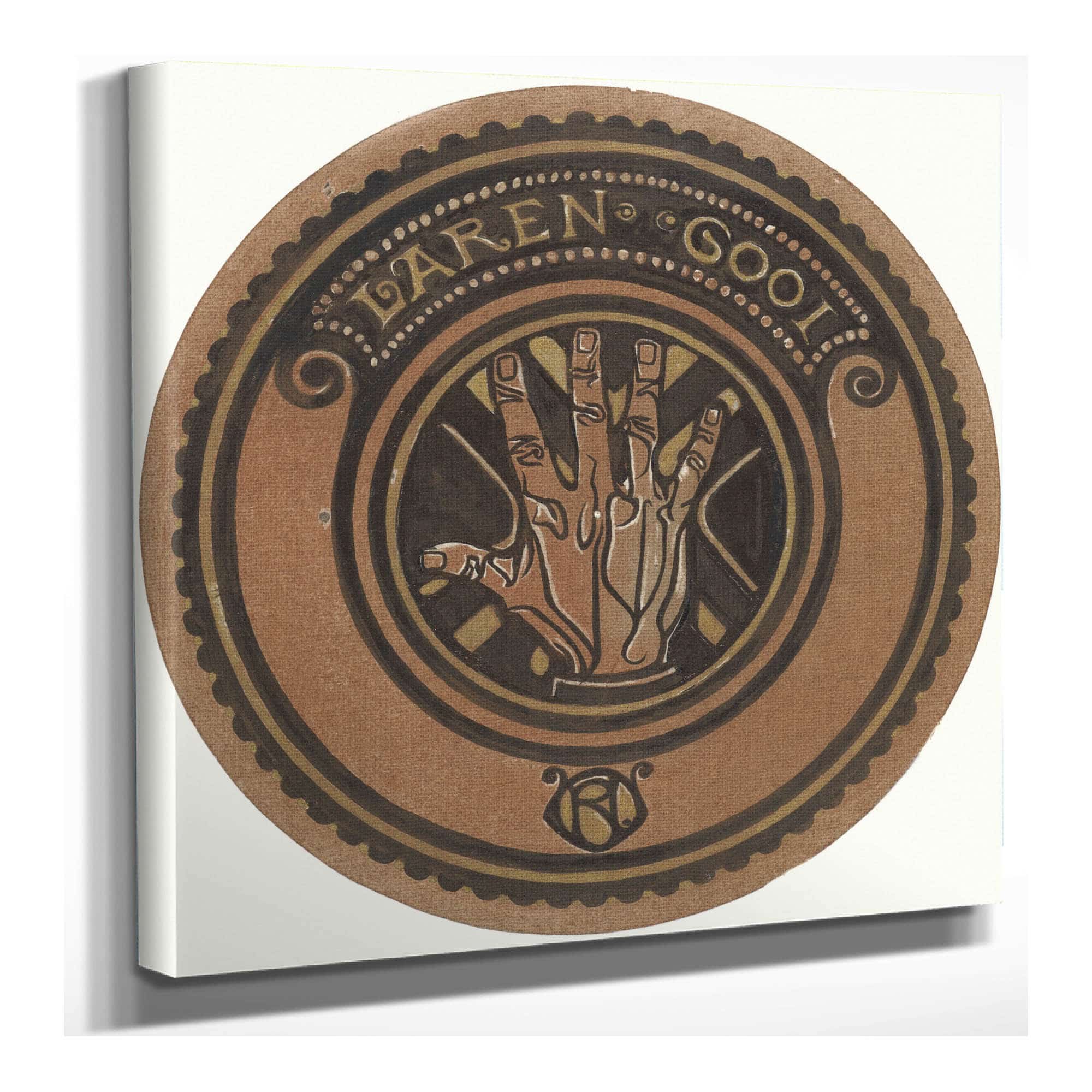 Ontwerp Voor Vignet Laren Gooi by Richard Nicolaus Roland Holst