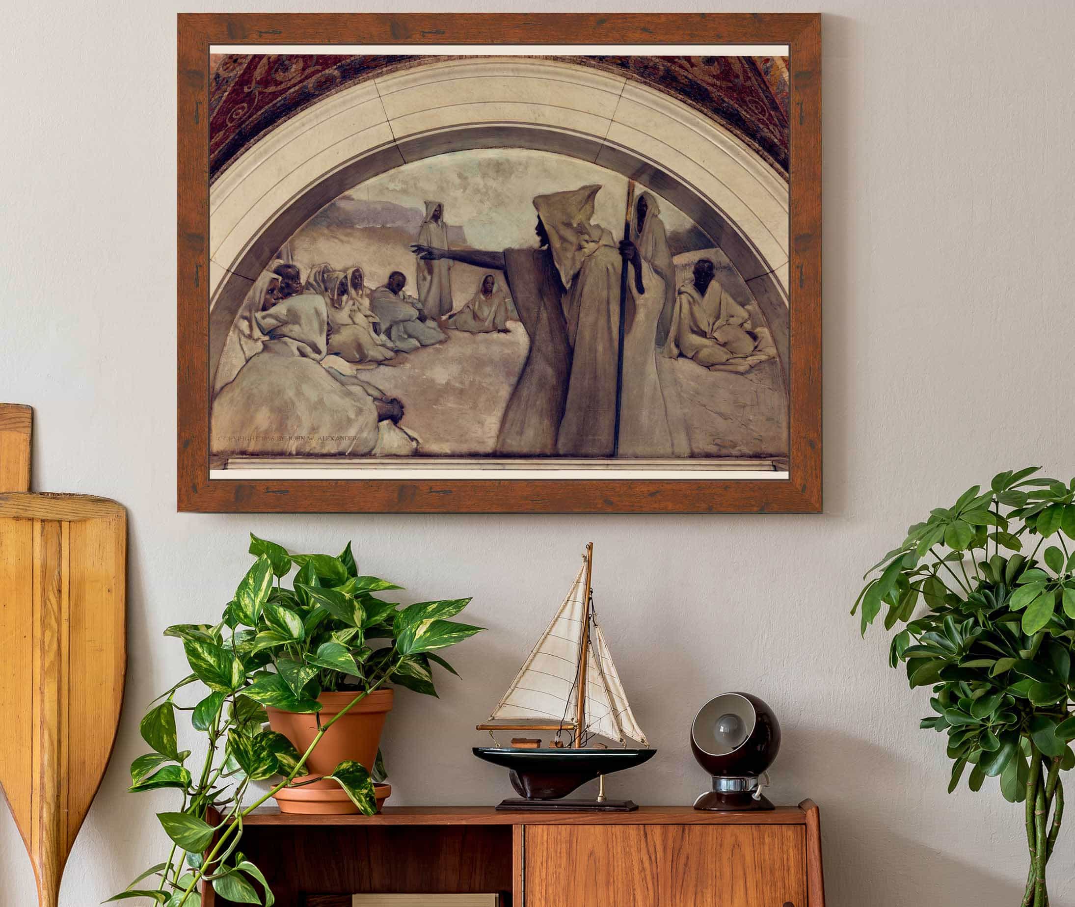 Oral Tradition Mural In Evolution Of The Book Series by John White Alexander - Image 3