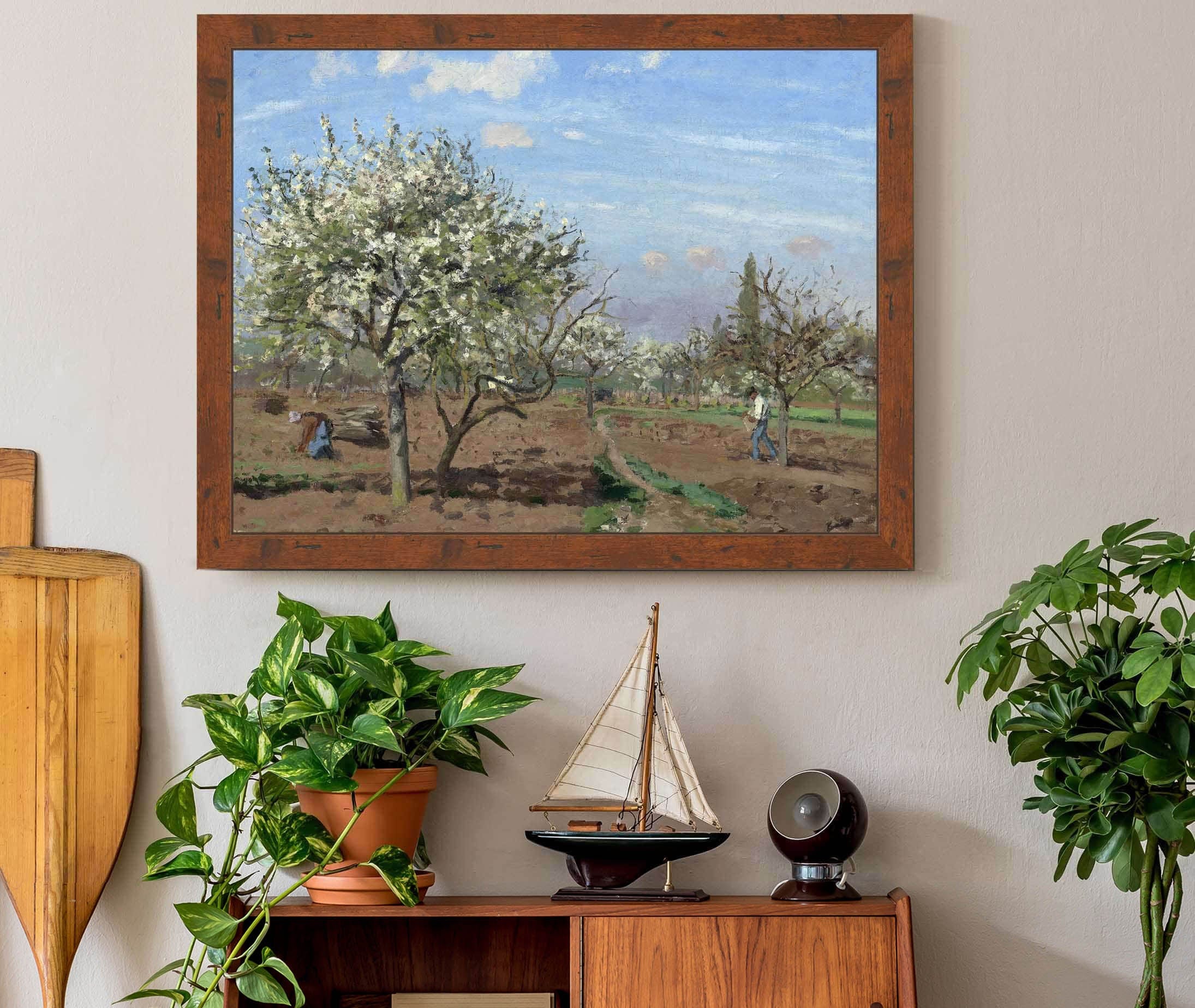 Orchard In Bloomlouveciennes by Camille Pissarro - Image 3