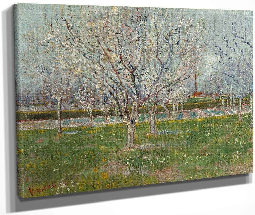 Orchard In Blossom (Plum Trees) By Vincent Van Gogh