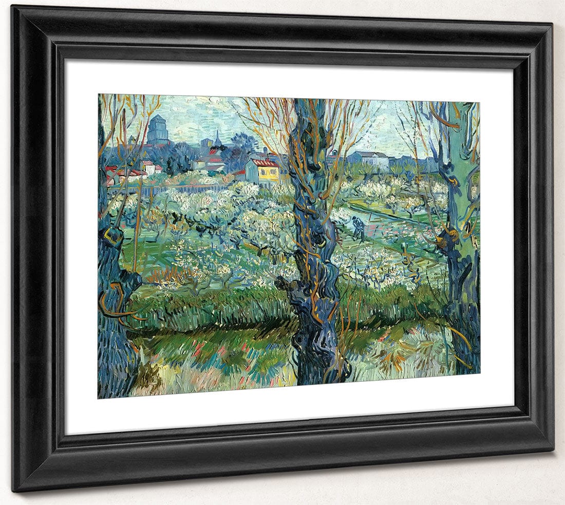 Orchard In Blossom With View Of Arles By Vincent Van Gogh - Image 4