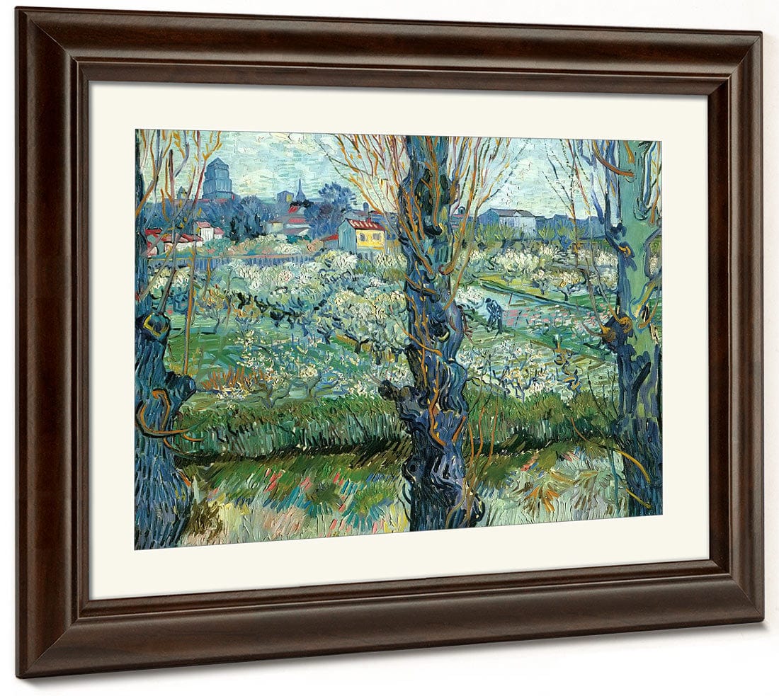 Orchard In Blossom With View Of Arles By Vincent Van Gogh - Image 5