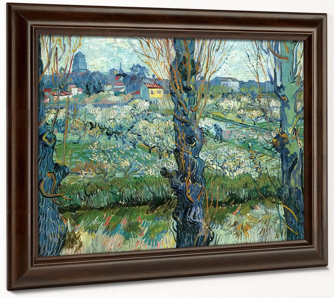 Orchard In Blossom With View Of Arles By Vincent Van Gogh - Image 6