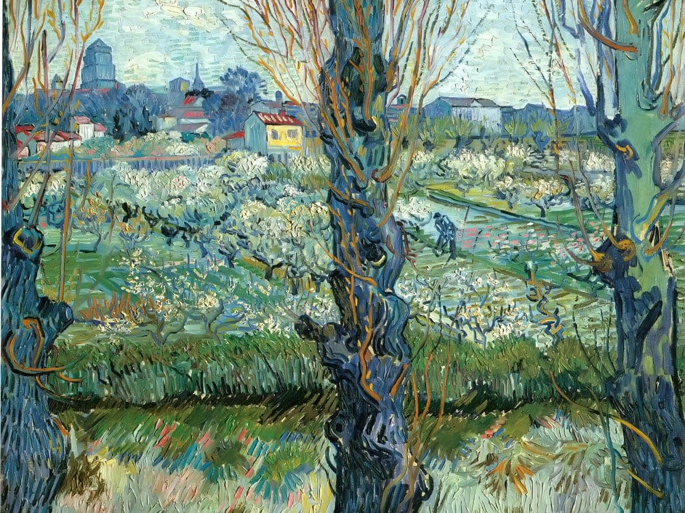 Orchard In Blossom With View Of Arles By Vincent Van Gogh - Image 7