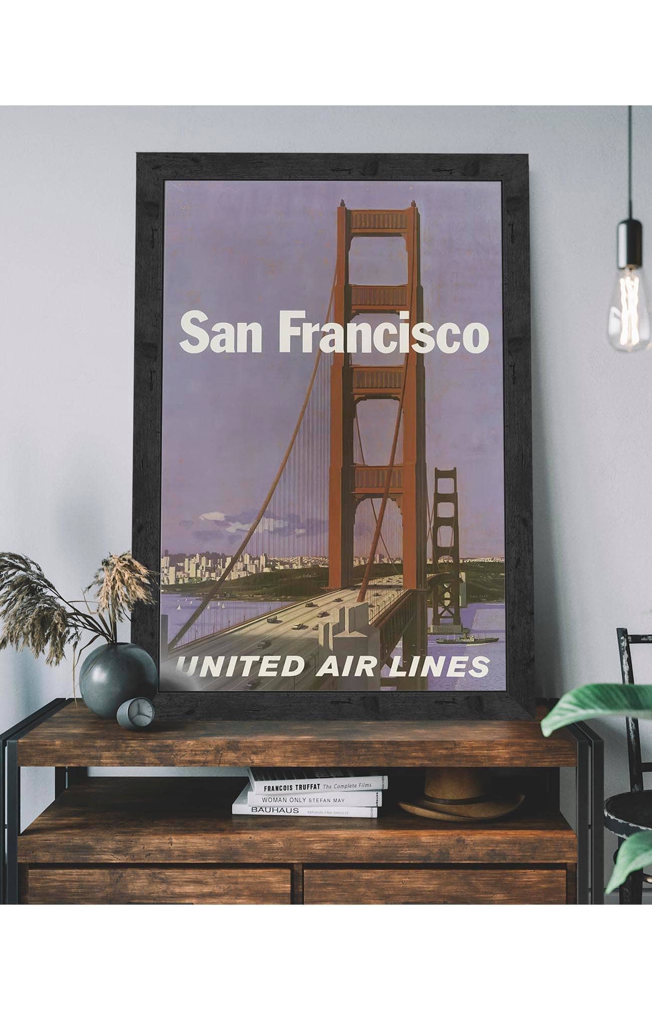 Original Vintage United Airlines San Francisco - Image 3