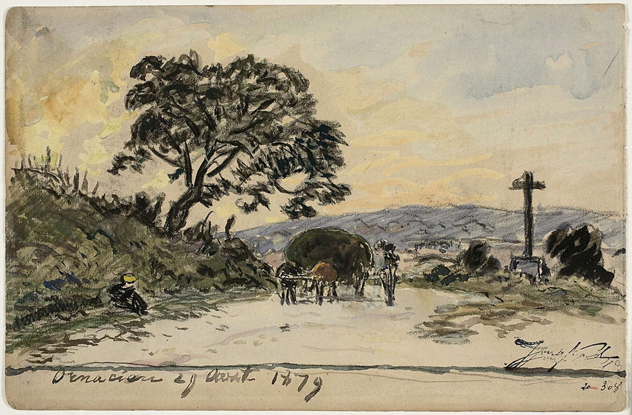 Ornacieux by Johan Barthold Jongkind - Image 2