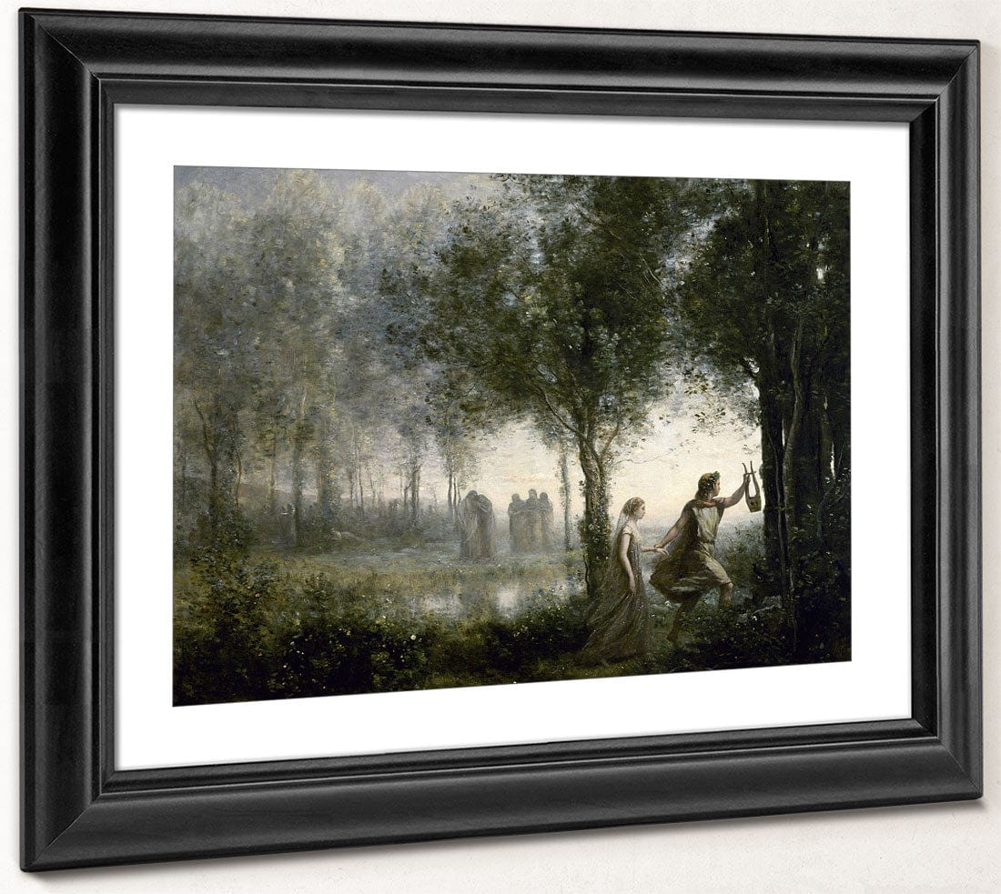Orpheus Leading Eurydice From The Underworld By Jean Baptiste Camille Corot - Image 4