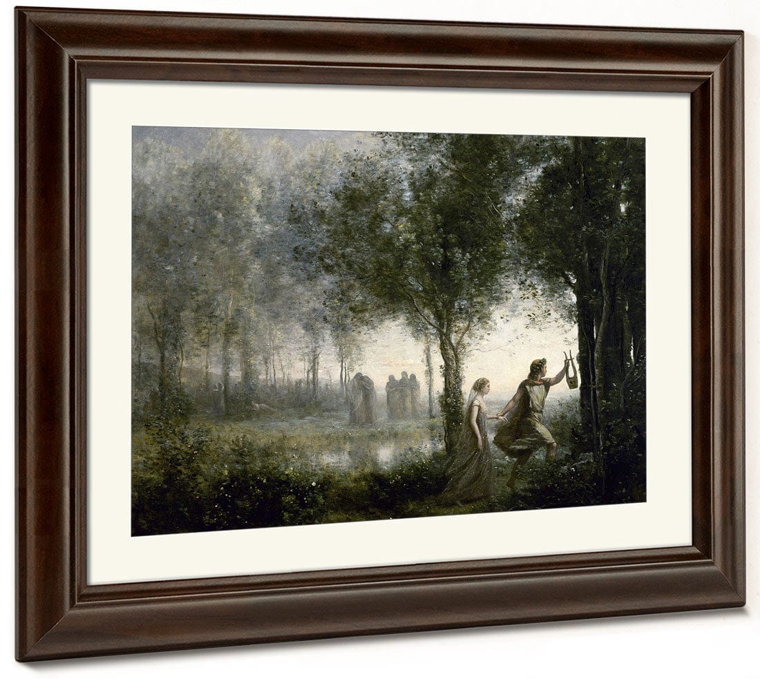 Orpheus Leading Eurydice From The Underworld By Jean Baptiste Camille Corot - Image 5