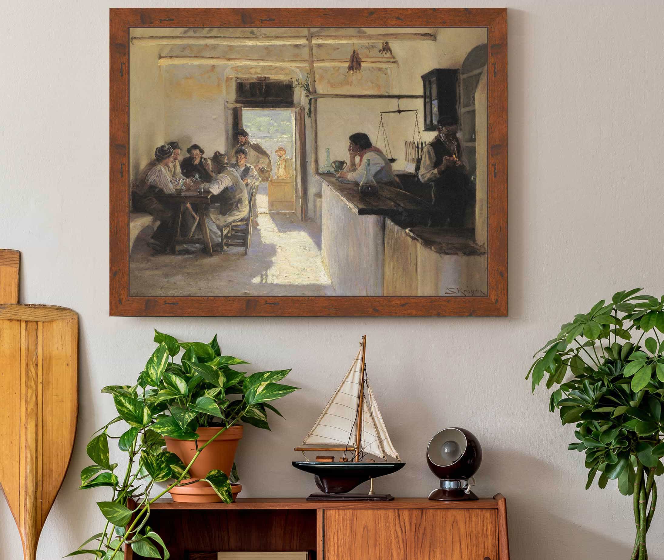 Osteria In Ravello by Peder Severin Kroyer - Image 3