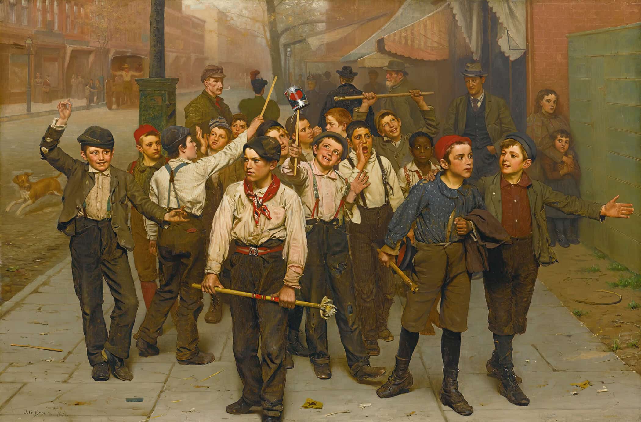 Our Gang by John George Brown - Image 2