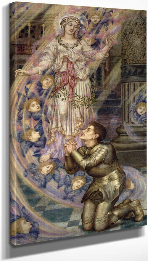 Our Lady Of Peace 1902 By Evelyn De Morgan - Image 3