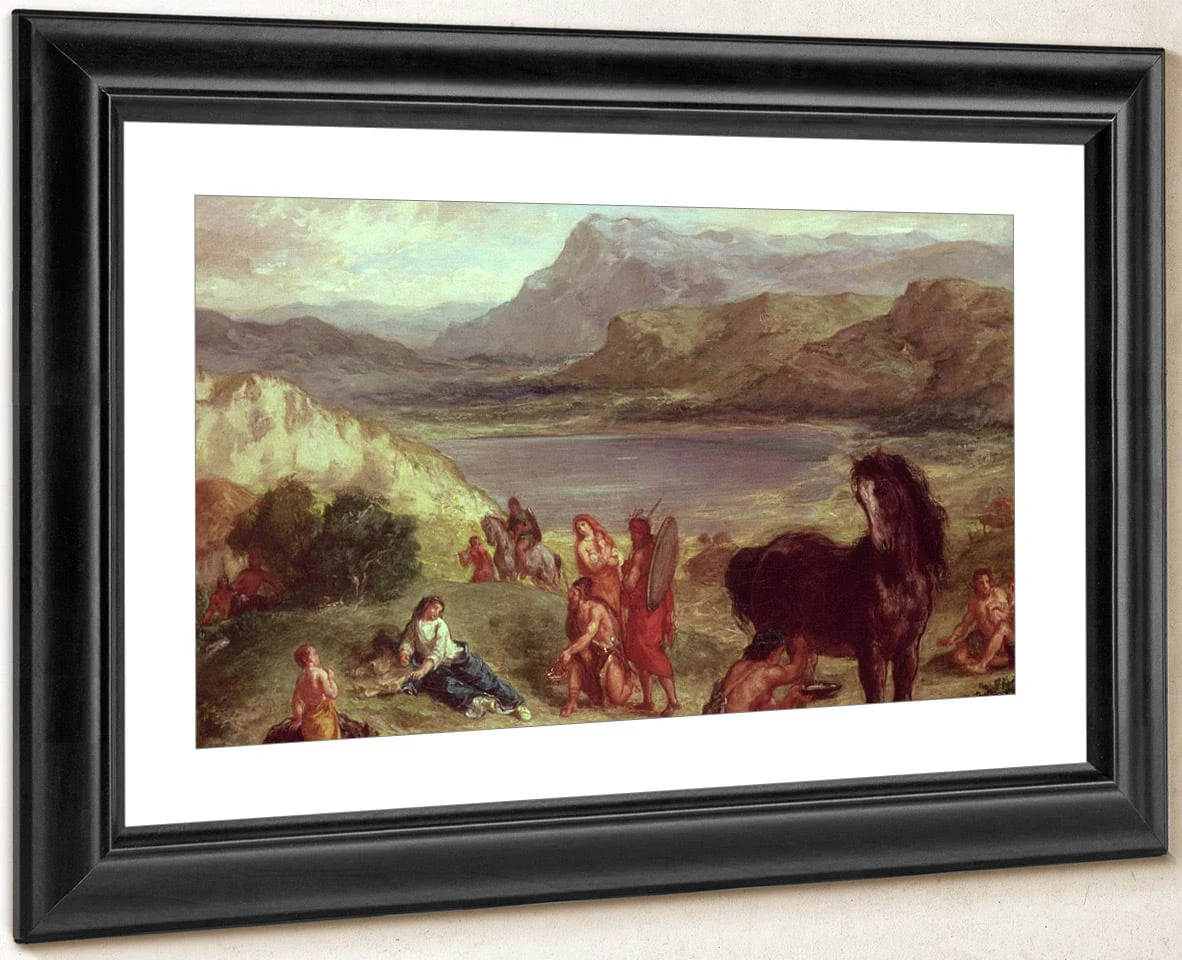 Ovid In Exile By Ferdinand Victor Eugene Delacroix - Image 4