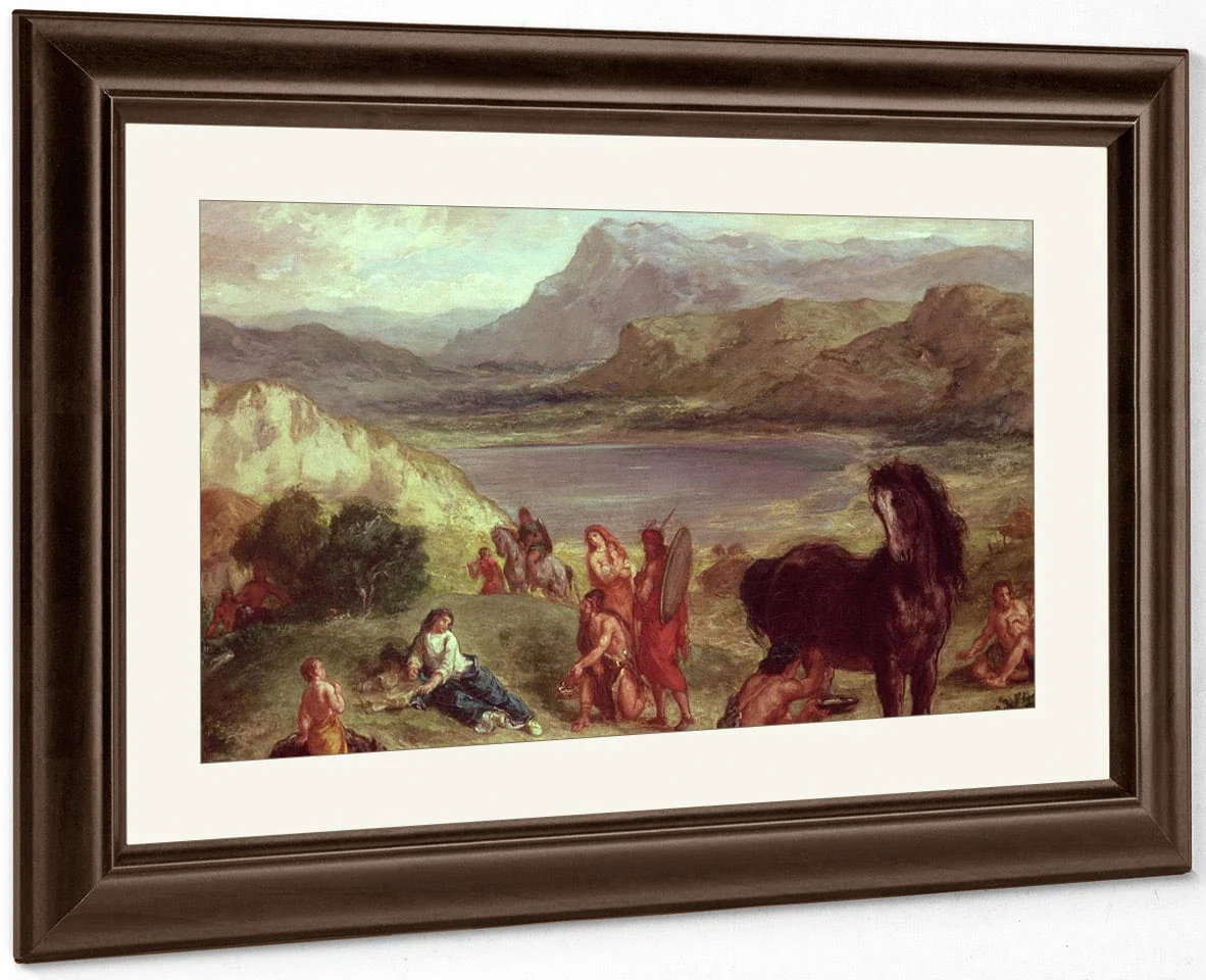 Ovid In Exile By Ferdinand Victor Eugene Delacroix - Image 5
