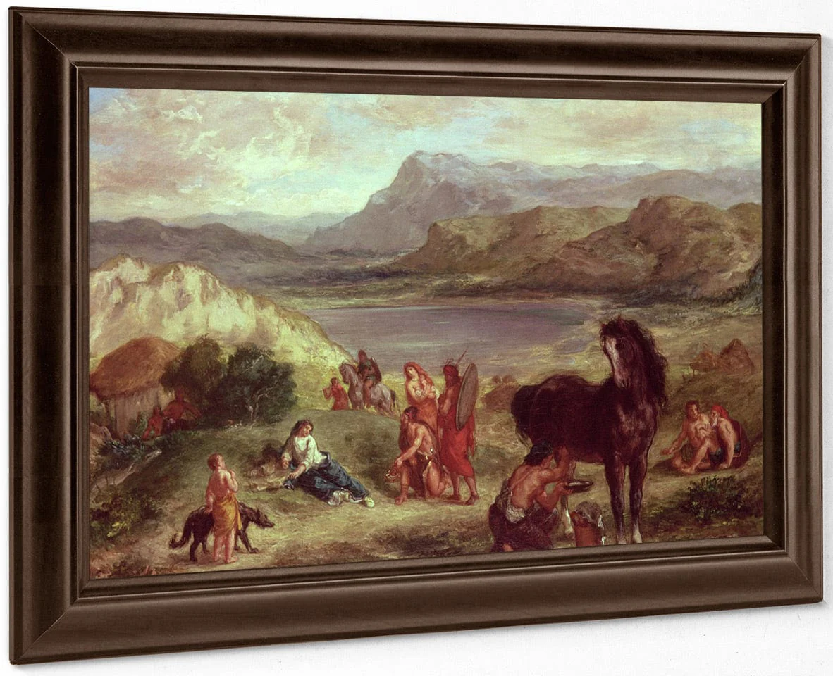 Ovid In Exile By Ferdinand Victor Eugene Delacroix - Image 6