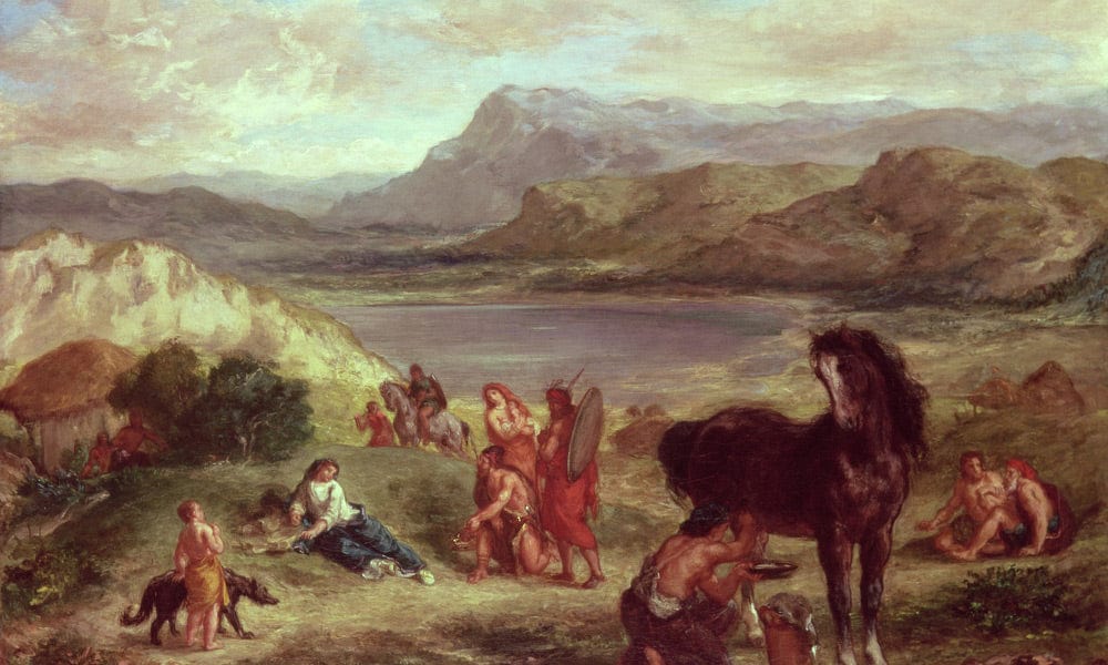 Ovid In Exile By Ferdinand Victor Eugene Delacroix - Image 7