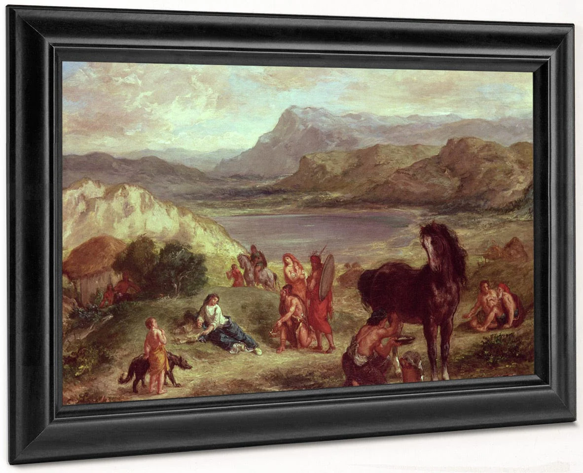 Ovid In Exile By Ferdinand Victor Eugene Delacroix - Image 8