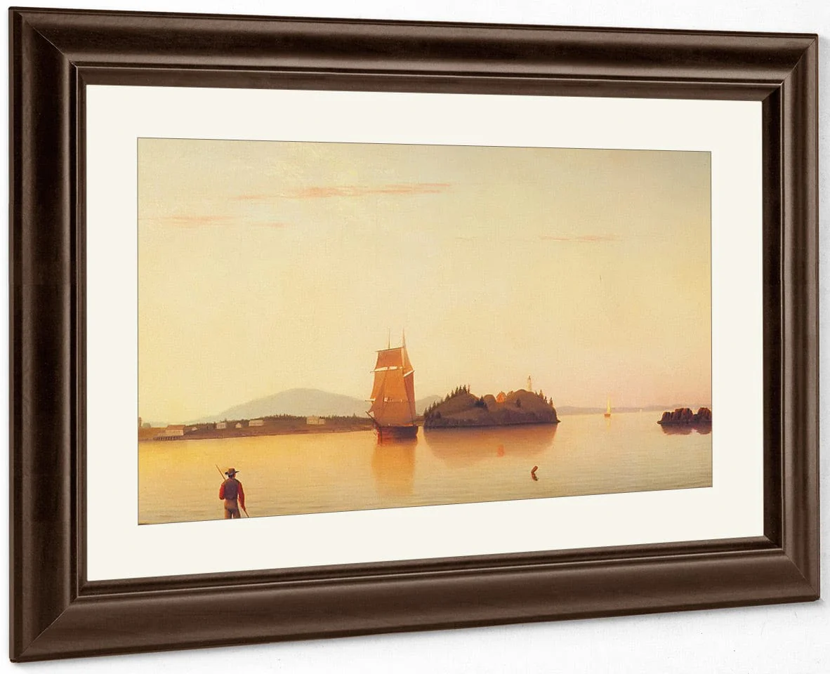 Owls Head Penobscot Bay Maine By Fitz Hugh Lane - Image 3