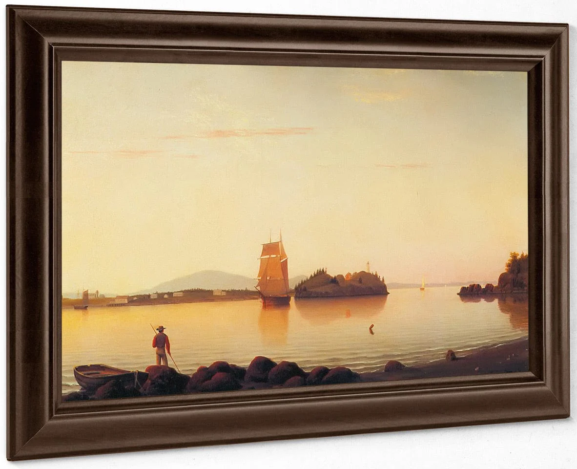 Owls Head Penobscot Bay Maine By Fitz Hugh Lane - Image 4