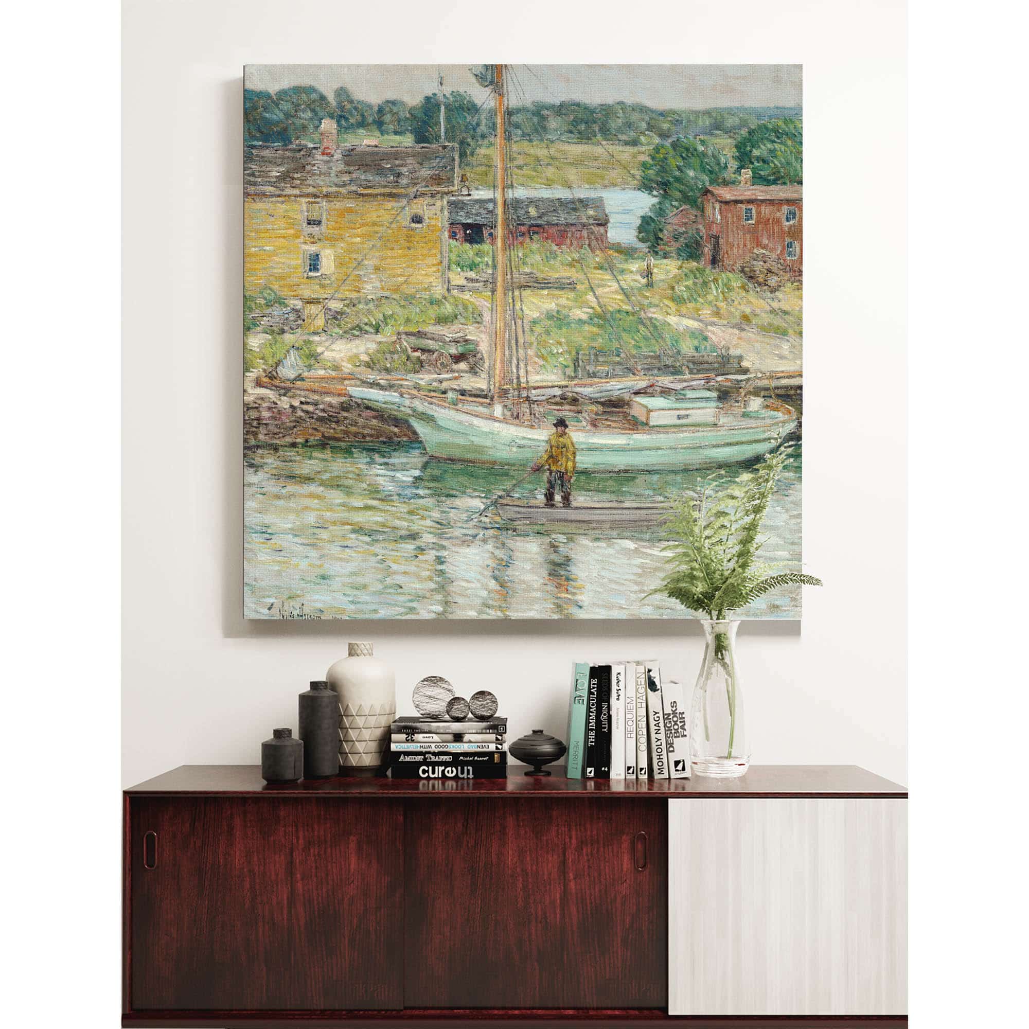 Oyster Sloopcos Cob by Childe Hassam - Image 4