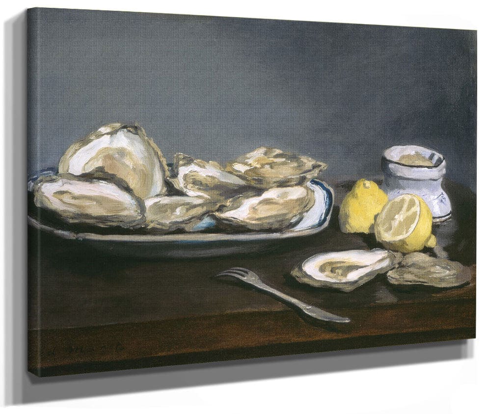 Oysters By Edouard Manet