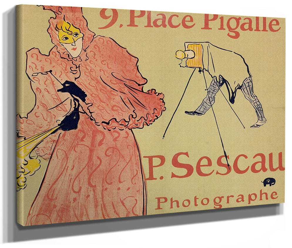 P. Sescau, Photographer By Henri Marie Raymond De Toulouse Lautrec Monfa
