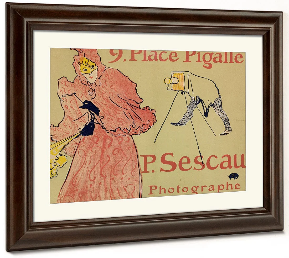 P. Sescau, Photographer By Henri Marie Raymond De Toulouse Lautrec Monfa - Image 3